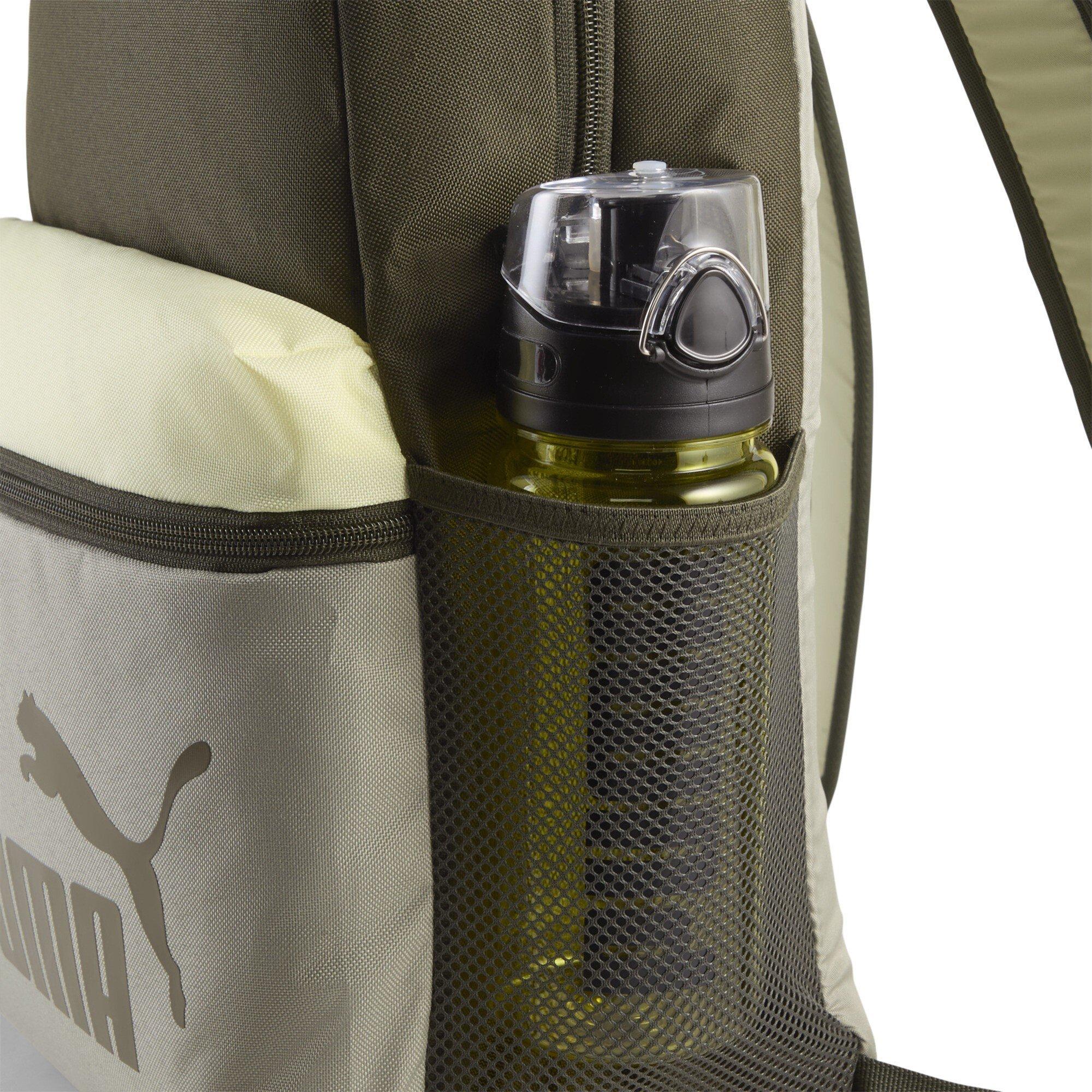 Dark Olive/Army - Puma - Men's Phase colour Block Backpack - 4