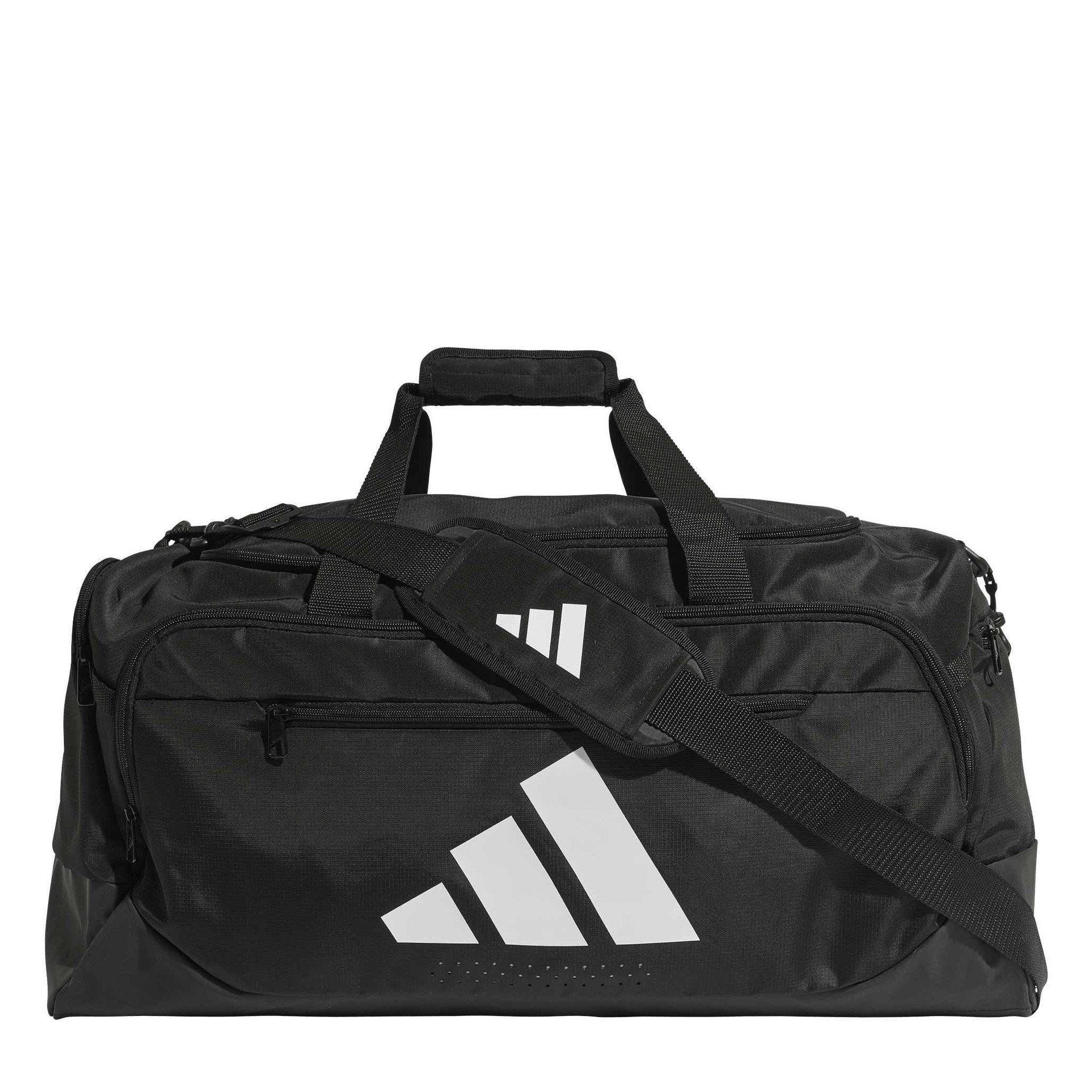 Black/White - adidas - Essentials Medium Duffle Bag Adults - 1