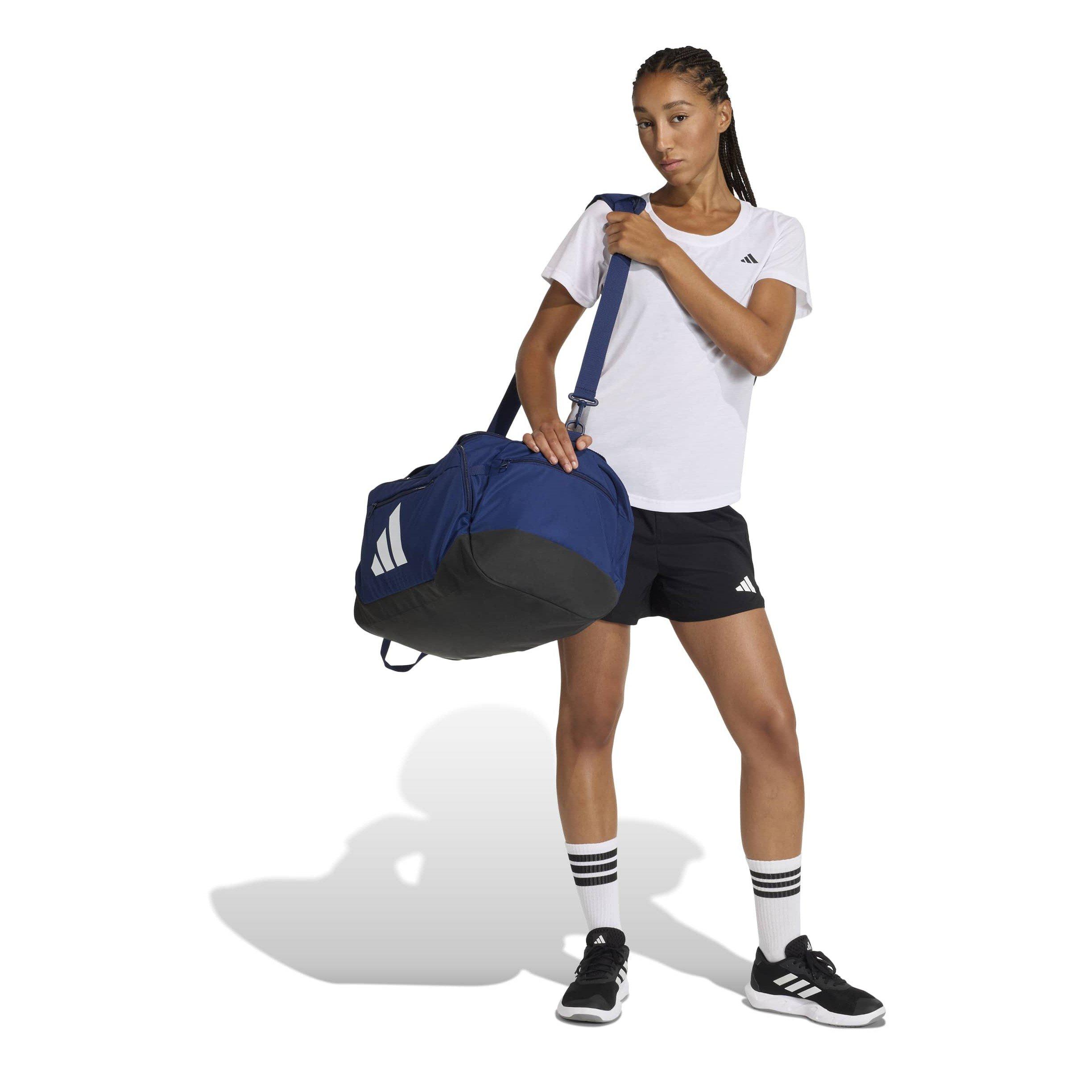 Navy/White - adidas - Essentials Medium Duffle Bag Adults - 7