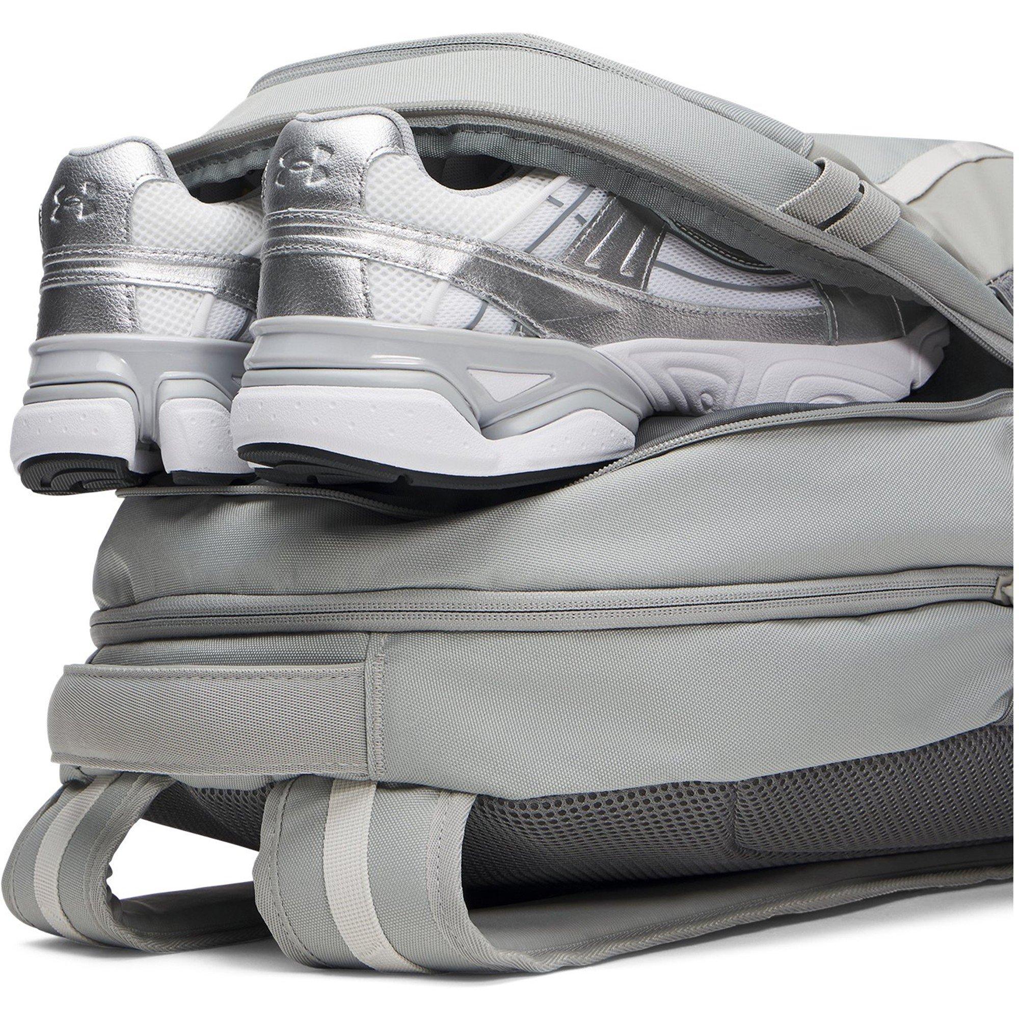 Titanium/Green - Under Armour - Hustle 6.0 Bpack 10 - 4