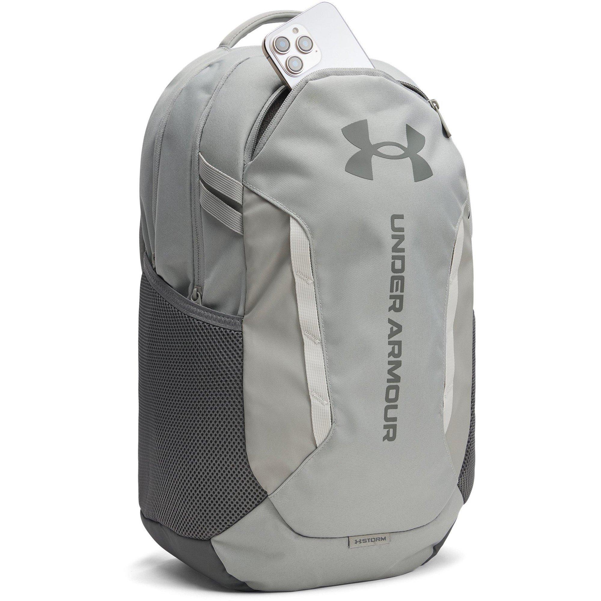 Titanium/Green - Under Armour - Hustle 6.0 Bpack 10 - 5