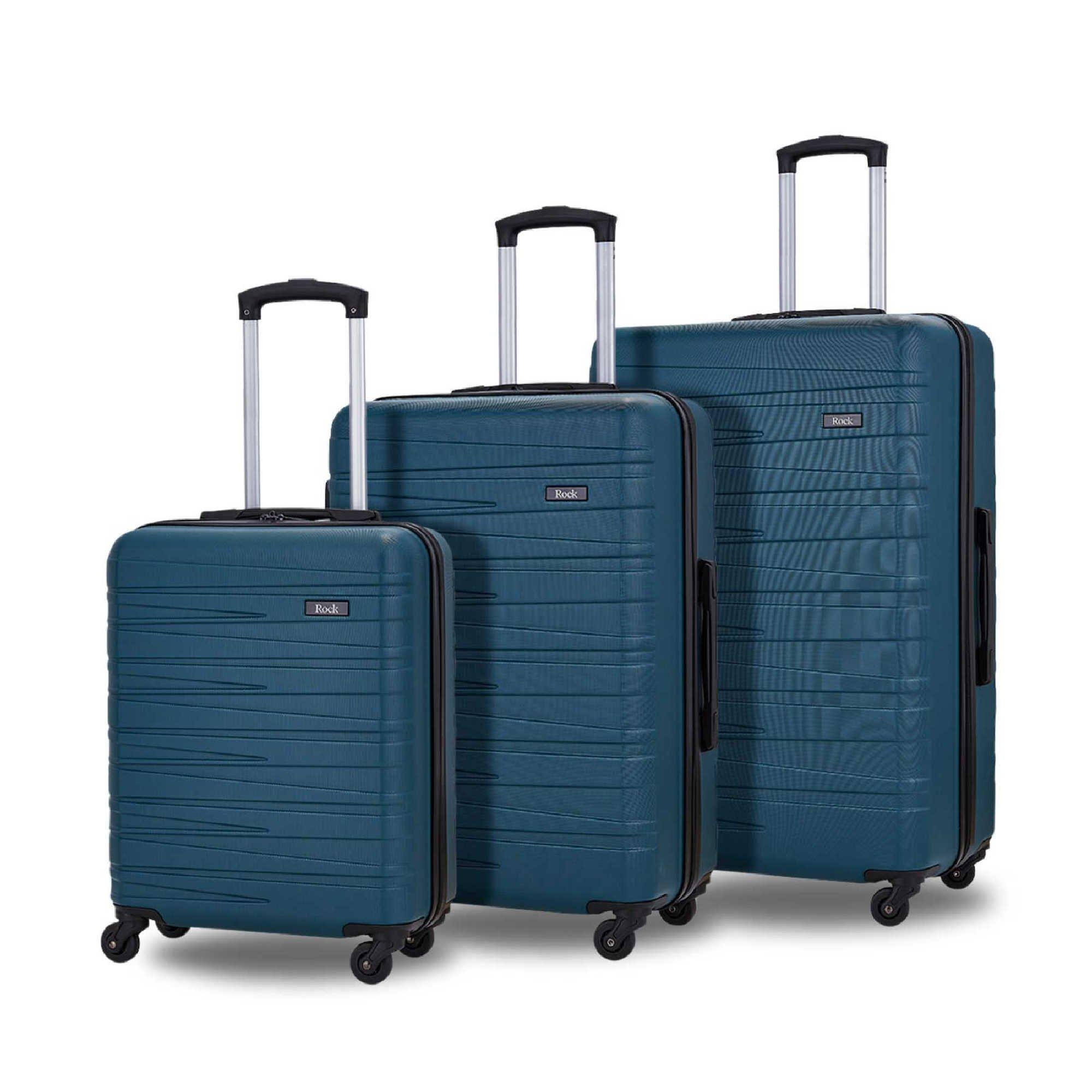 Teal - Rock - Rock Seattle Suitcase Teal - 1