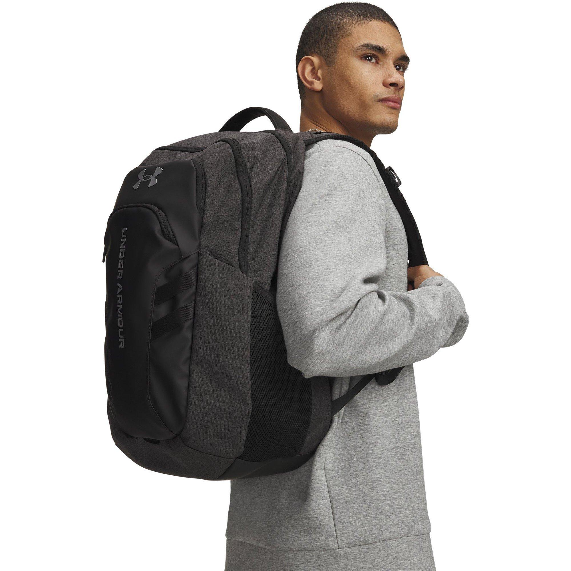 Black/Silver - Under Armour - Hustle Pro 6.0 Backpack - 3