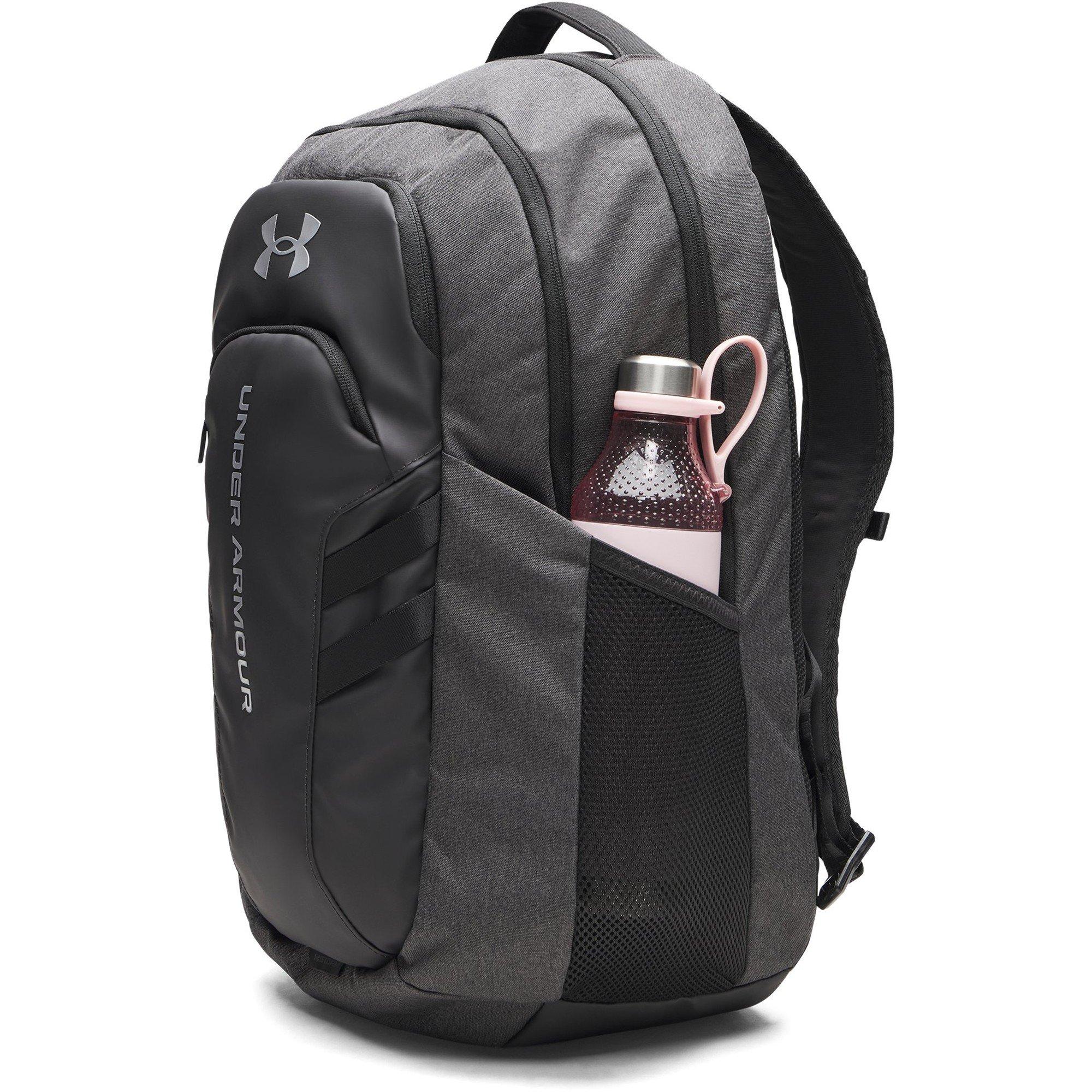 Black/Silver - Under Armour - Hustle Pro 6.0 Backpack - 5