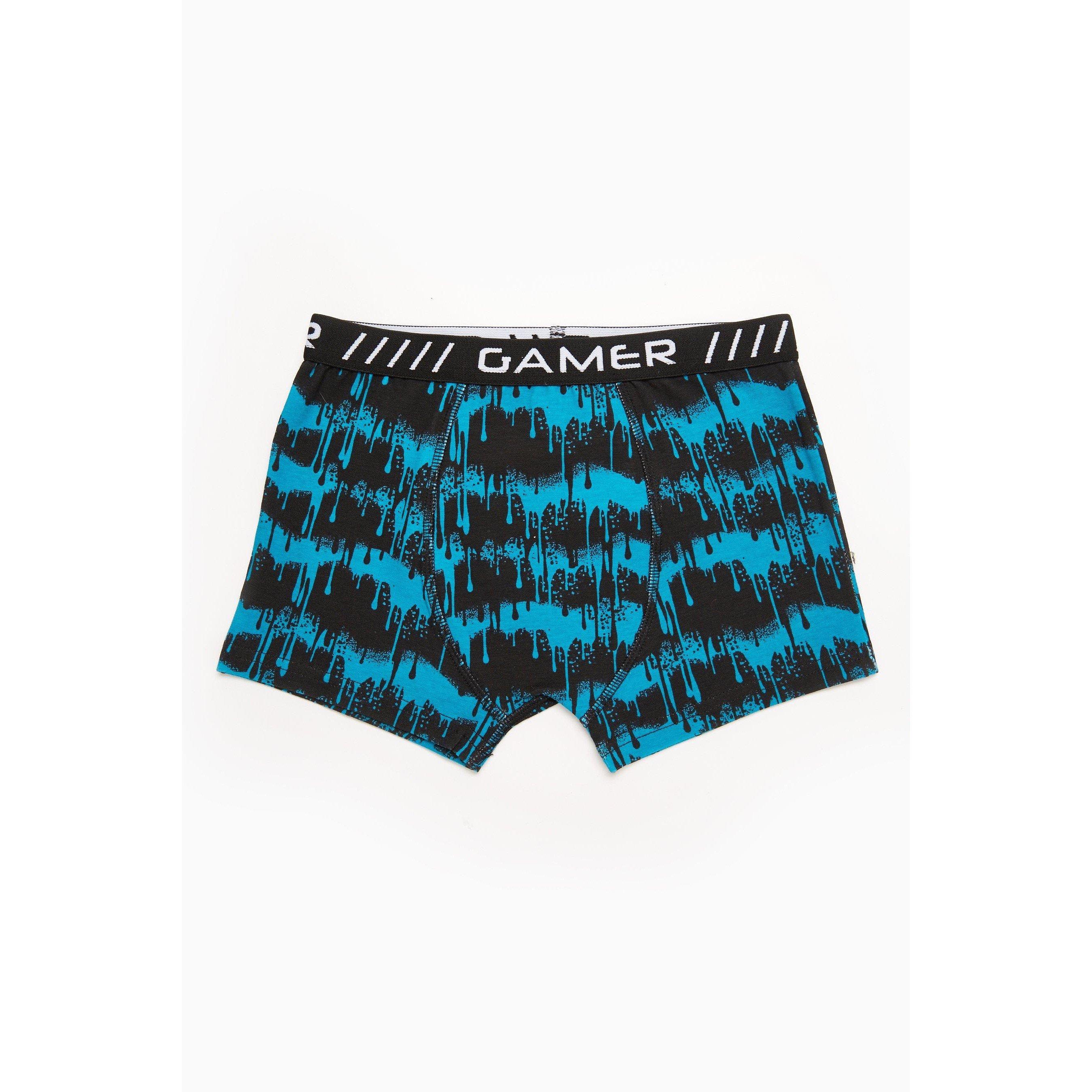 Black - Studio - Older Boys Gaming Trunks - 3