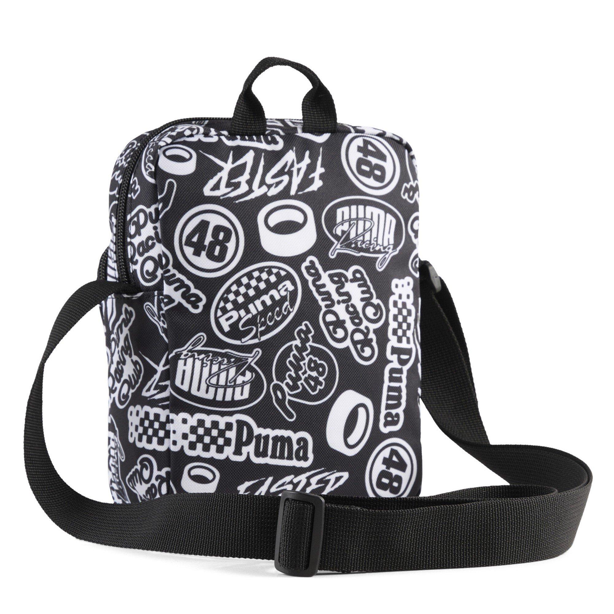 Zwart/Turbo Aop - Puma - Men's Academy Aop Portable Cross Body Bag - 2