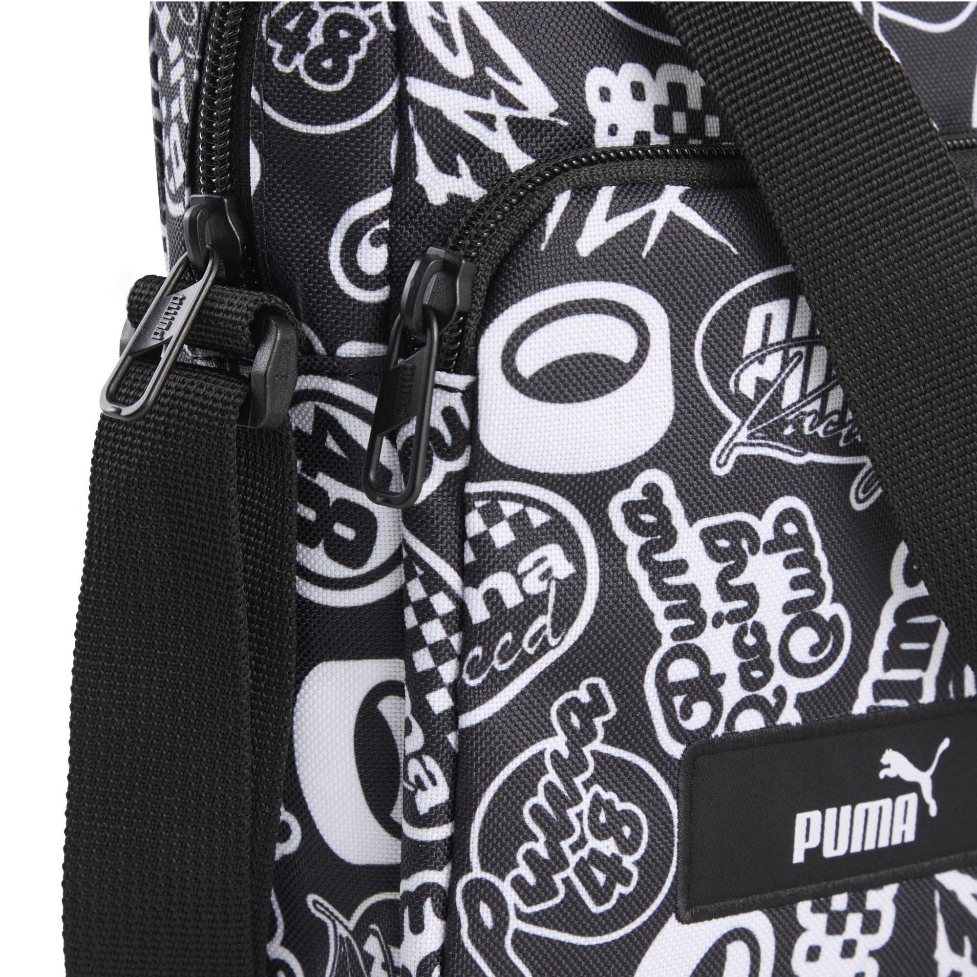 Zwart/Turbo Aop - Puma - Men's Academy Aop Portable Cross Body Bag - 4