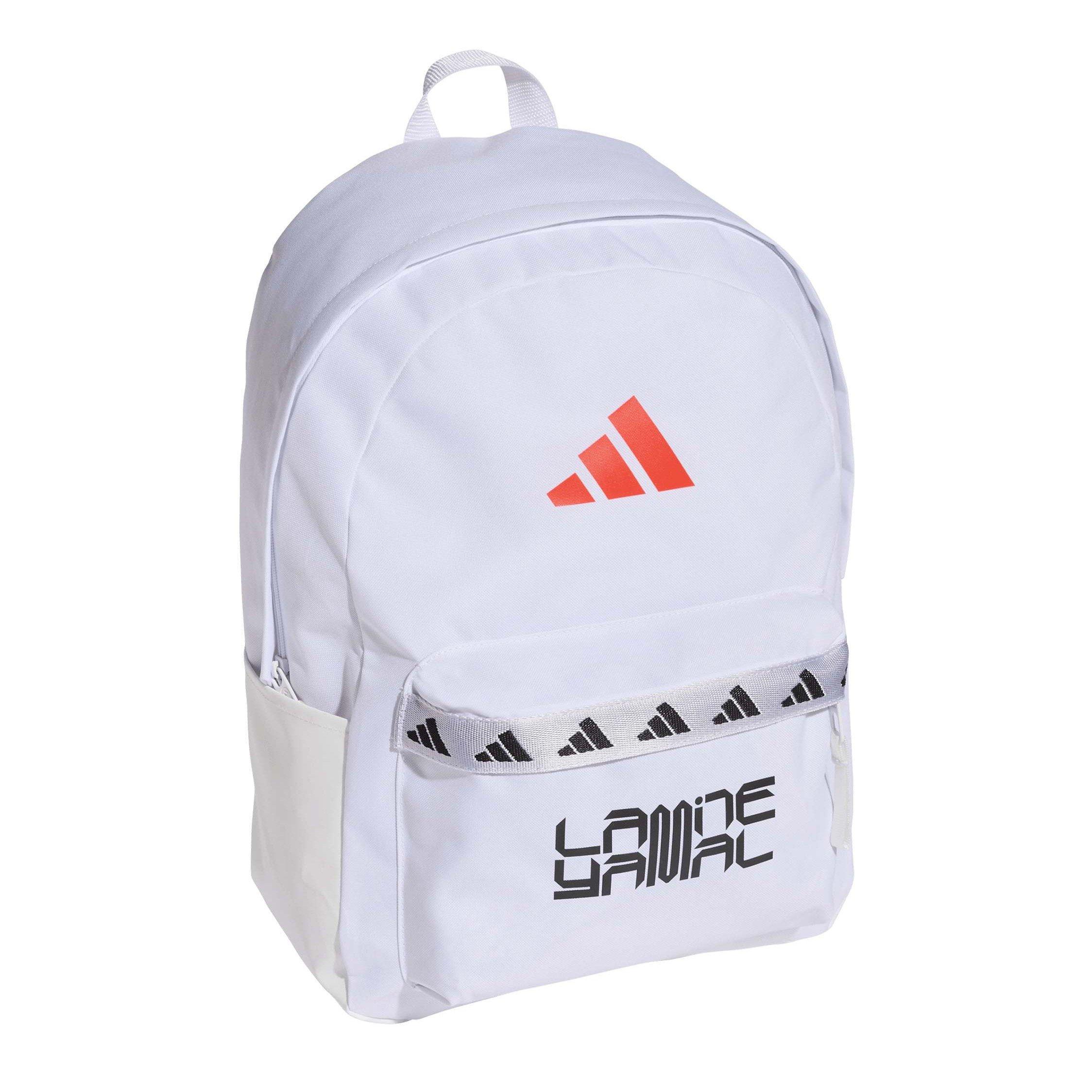 White/Lucred - adidas - Classic Tape Backpack - 3