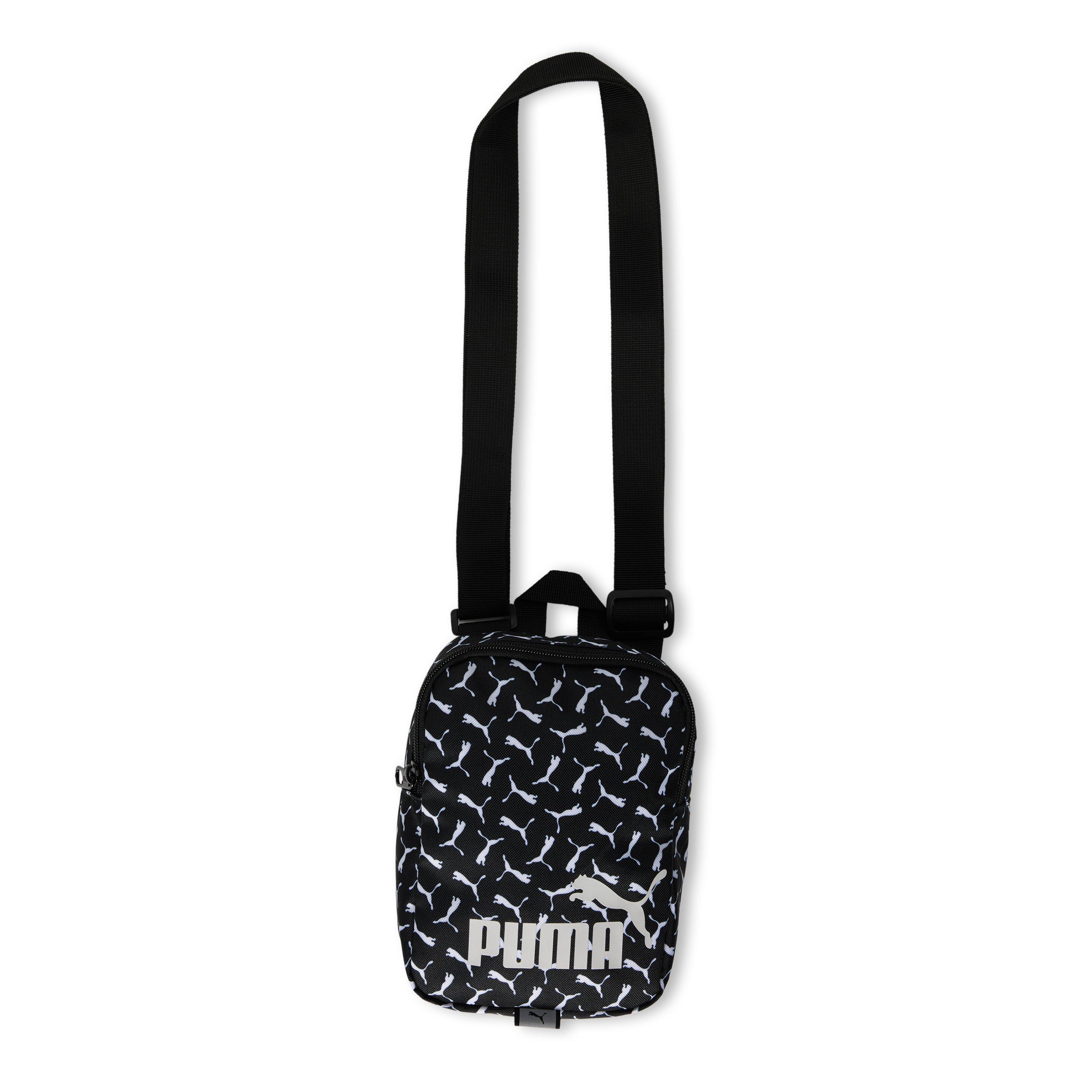 Negro/Logo/Aop - Puma - Men's Phase Aop Portable Cross Body Bag - 1
