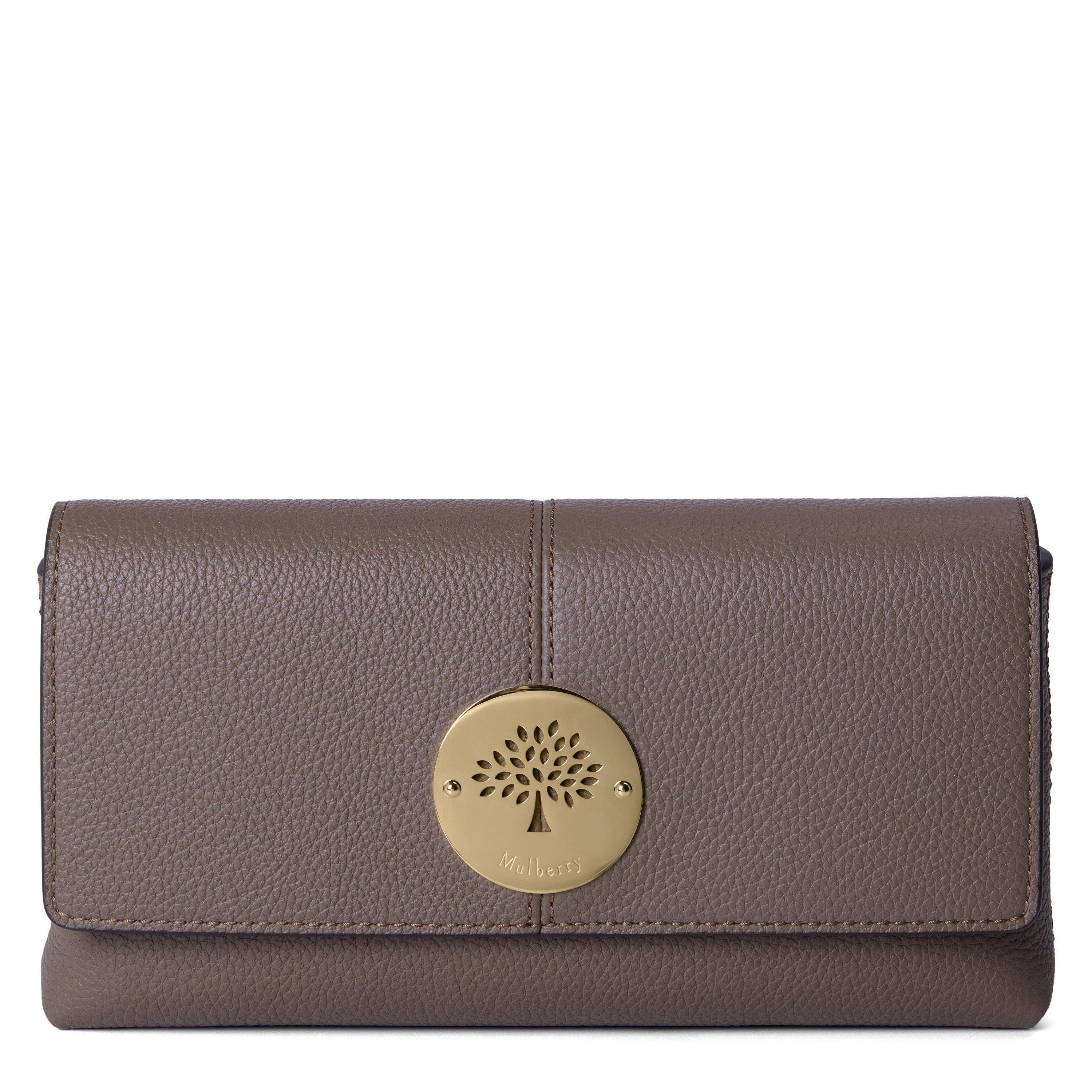 Women's Leather Wallet on Chain