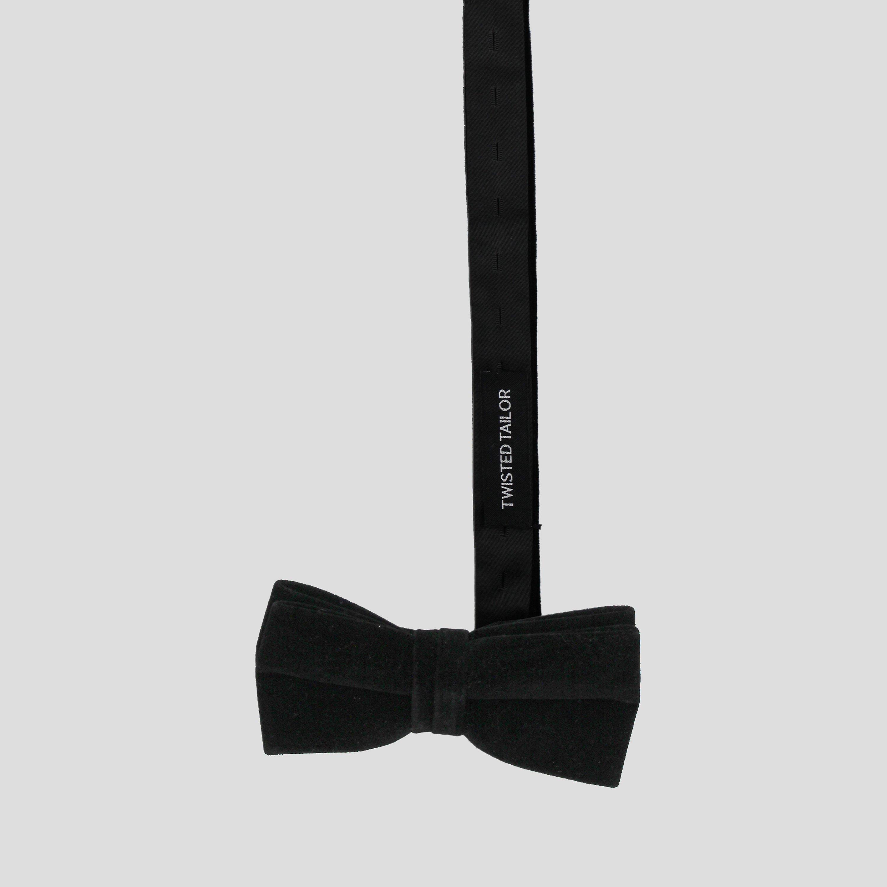 Black - Twisted Tailor - Shirai Bow Tie - 2