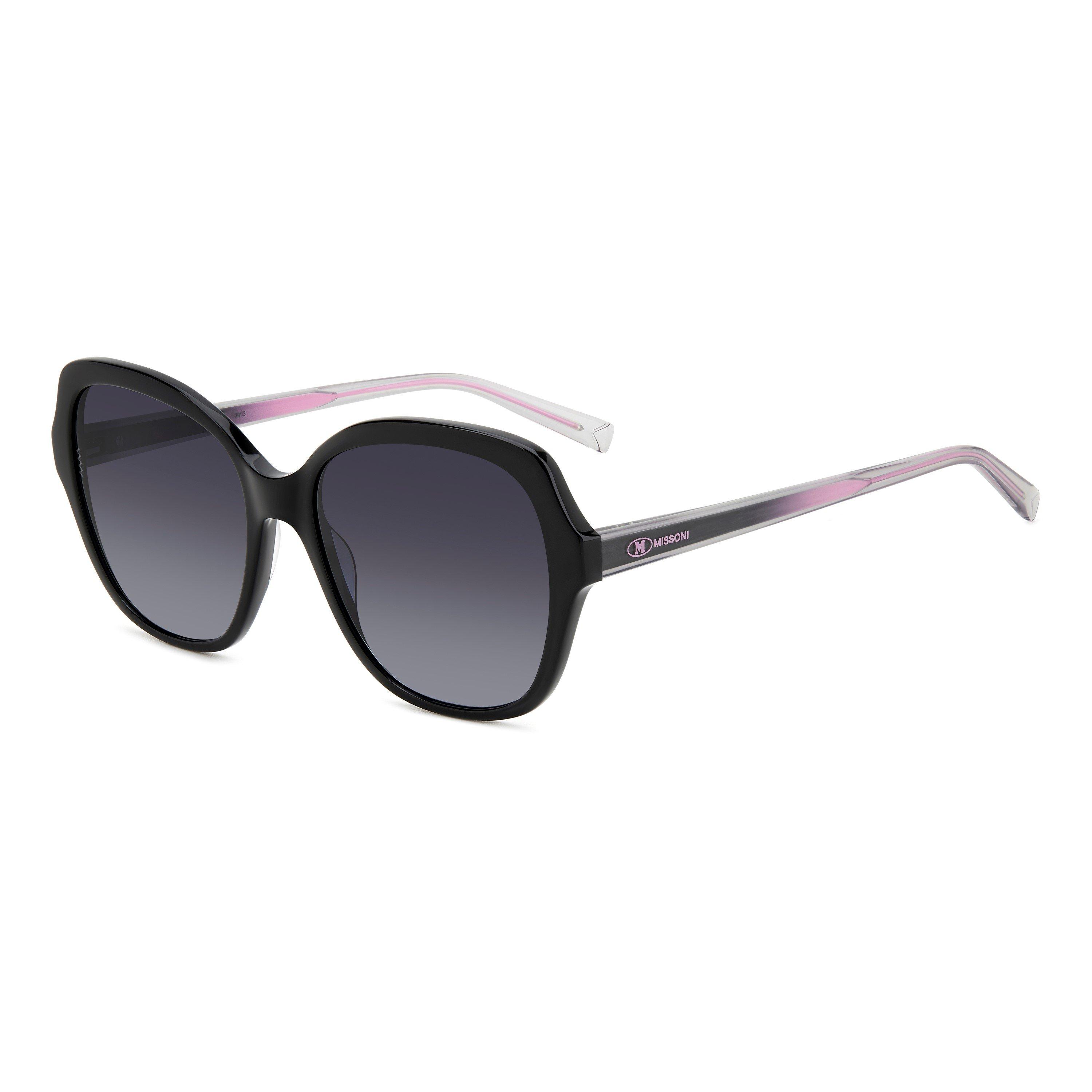 Black - Missoni - Women's Oval Sunglasses - 1