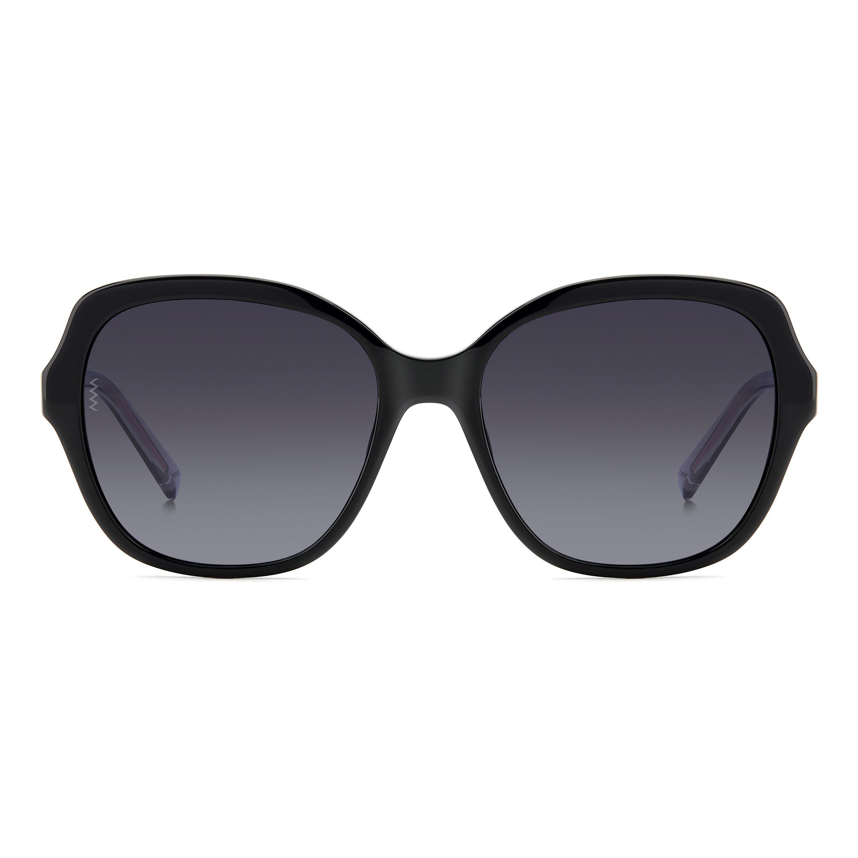 Black - Missoni - Women's Oval Sunglasses - 2