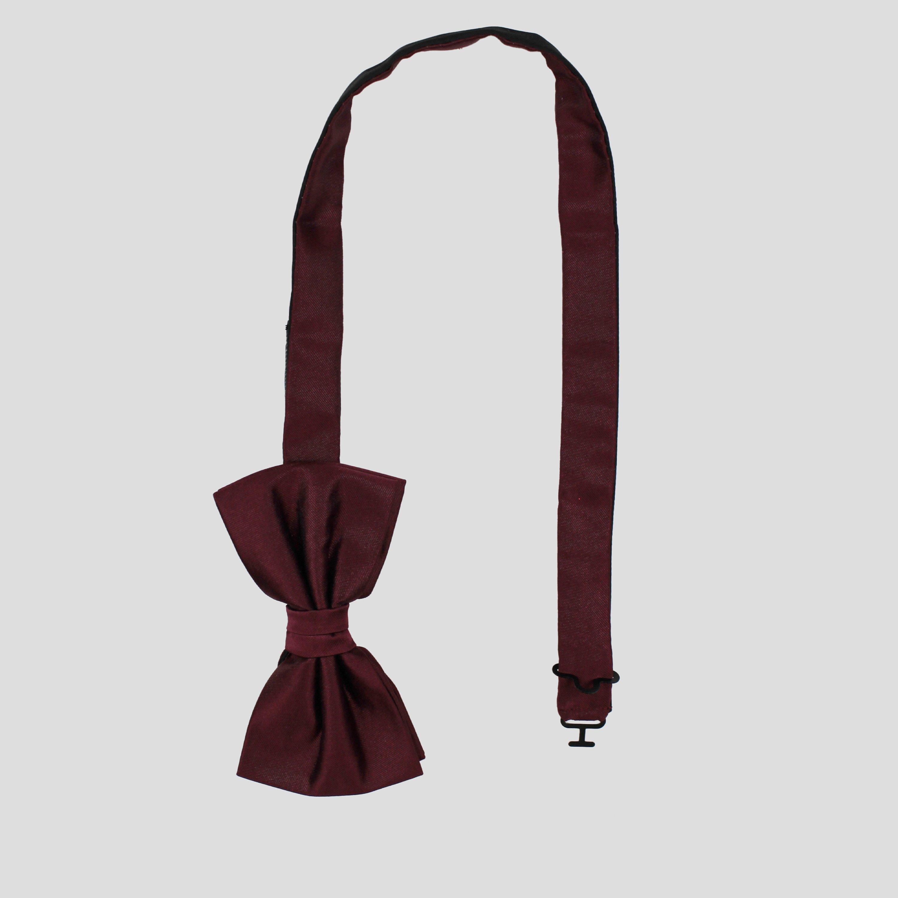Twisted Tailor Men's Ellroy Bow Tie - Burgundy