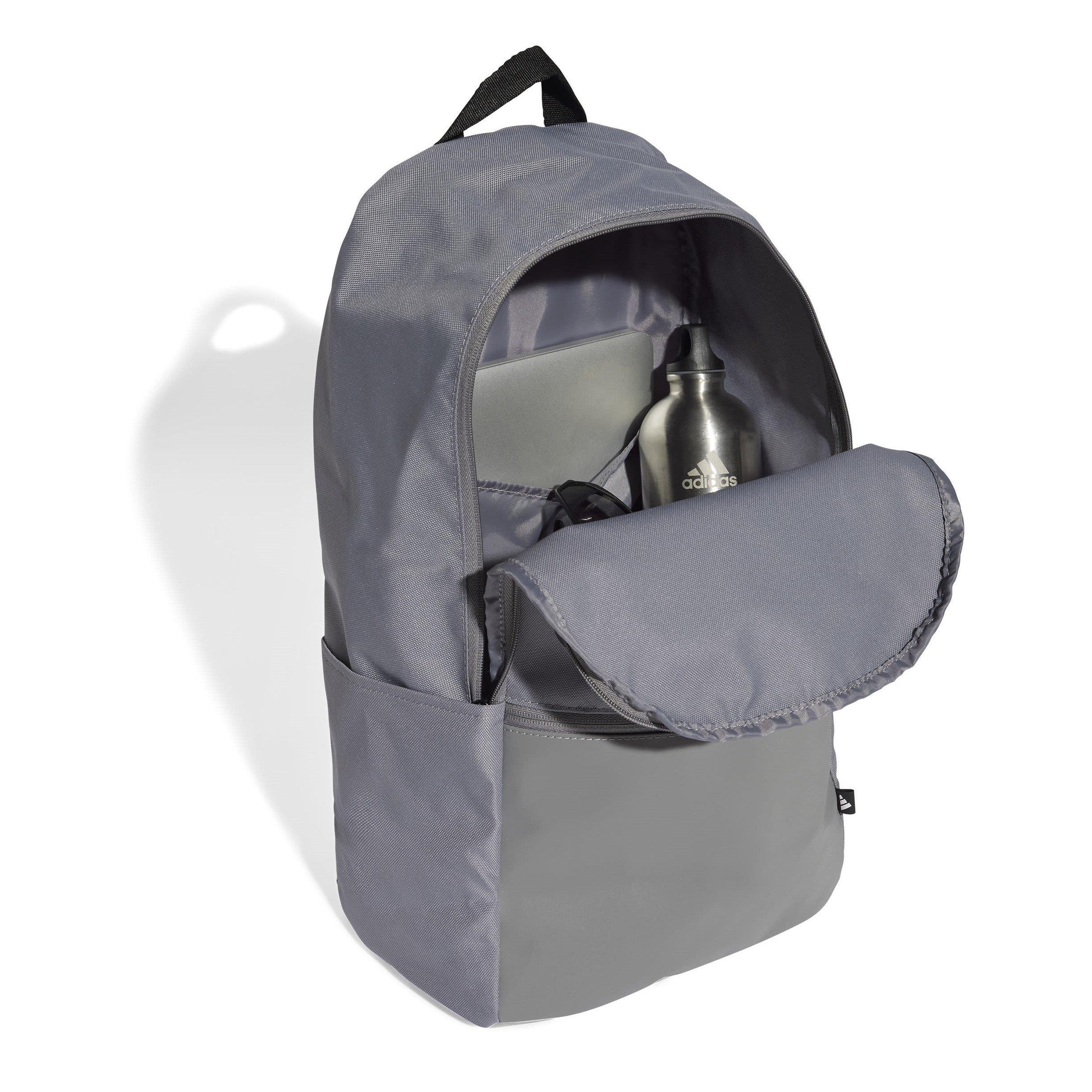 Grey Three/Blk - adidas - Classic Daily Backpack Adults - 4