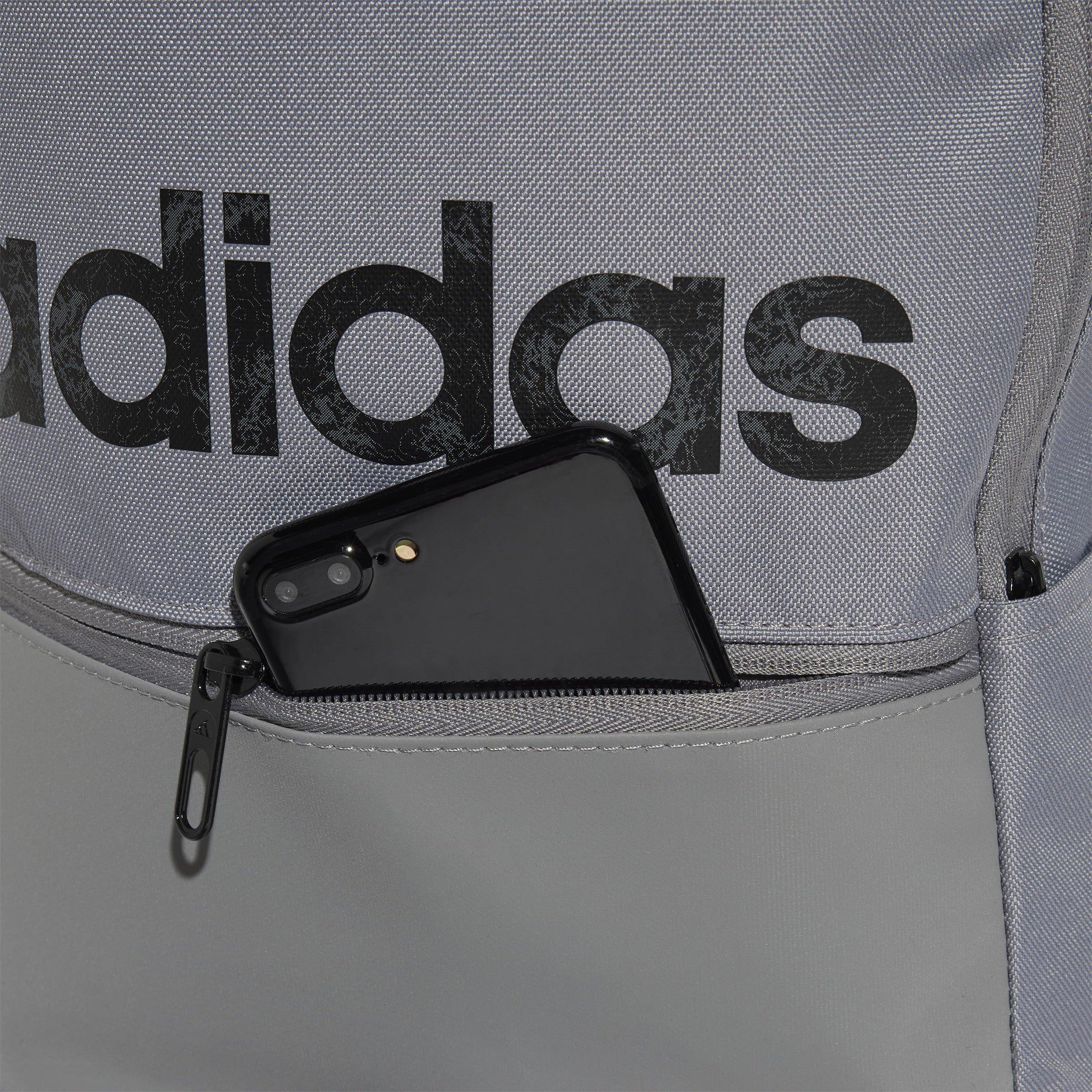 Grey Three/Blk - adidas - Classic Daily Backpack Adults - 6