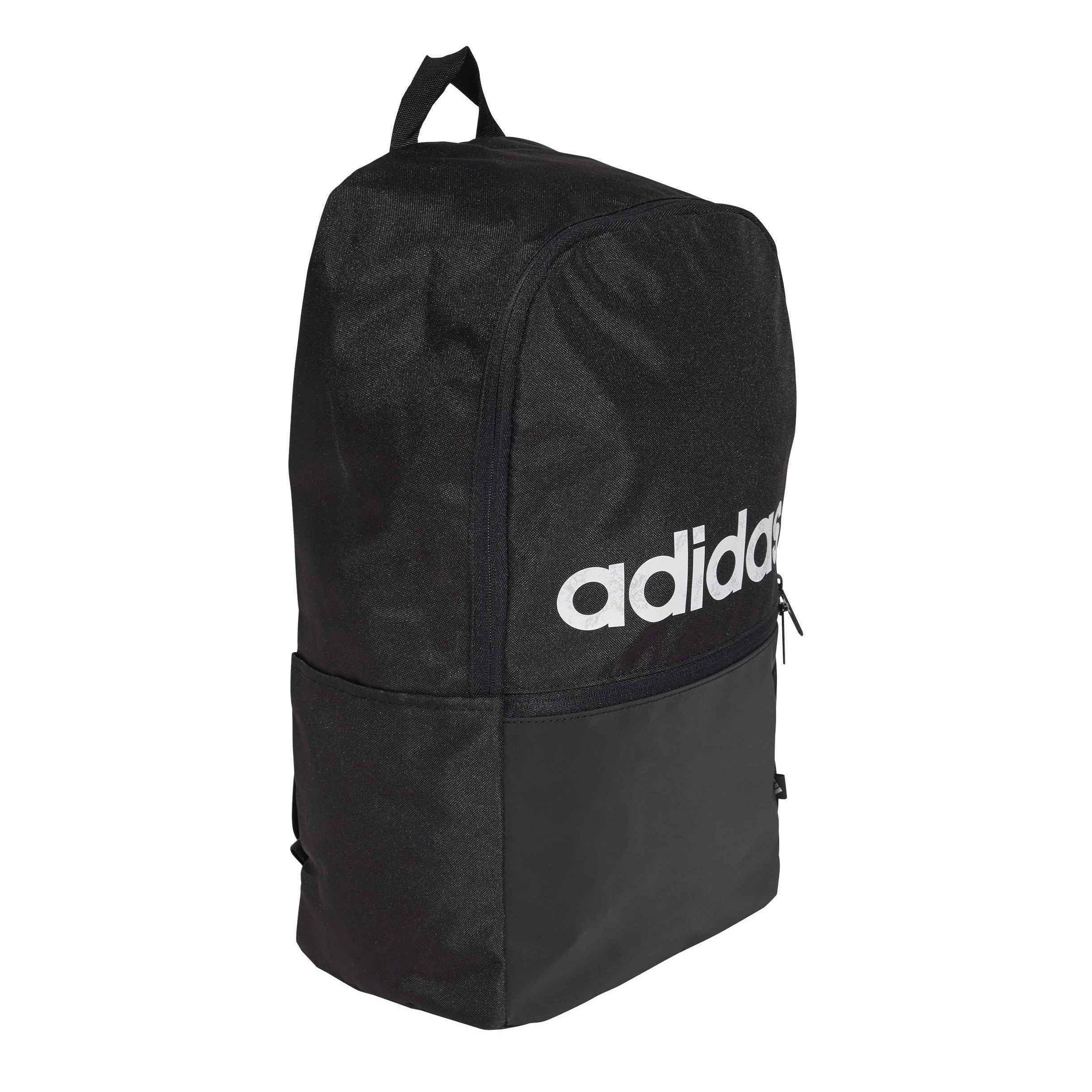 Black/White - adidas - Classic Daily Backpack Adults - 3