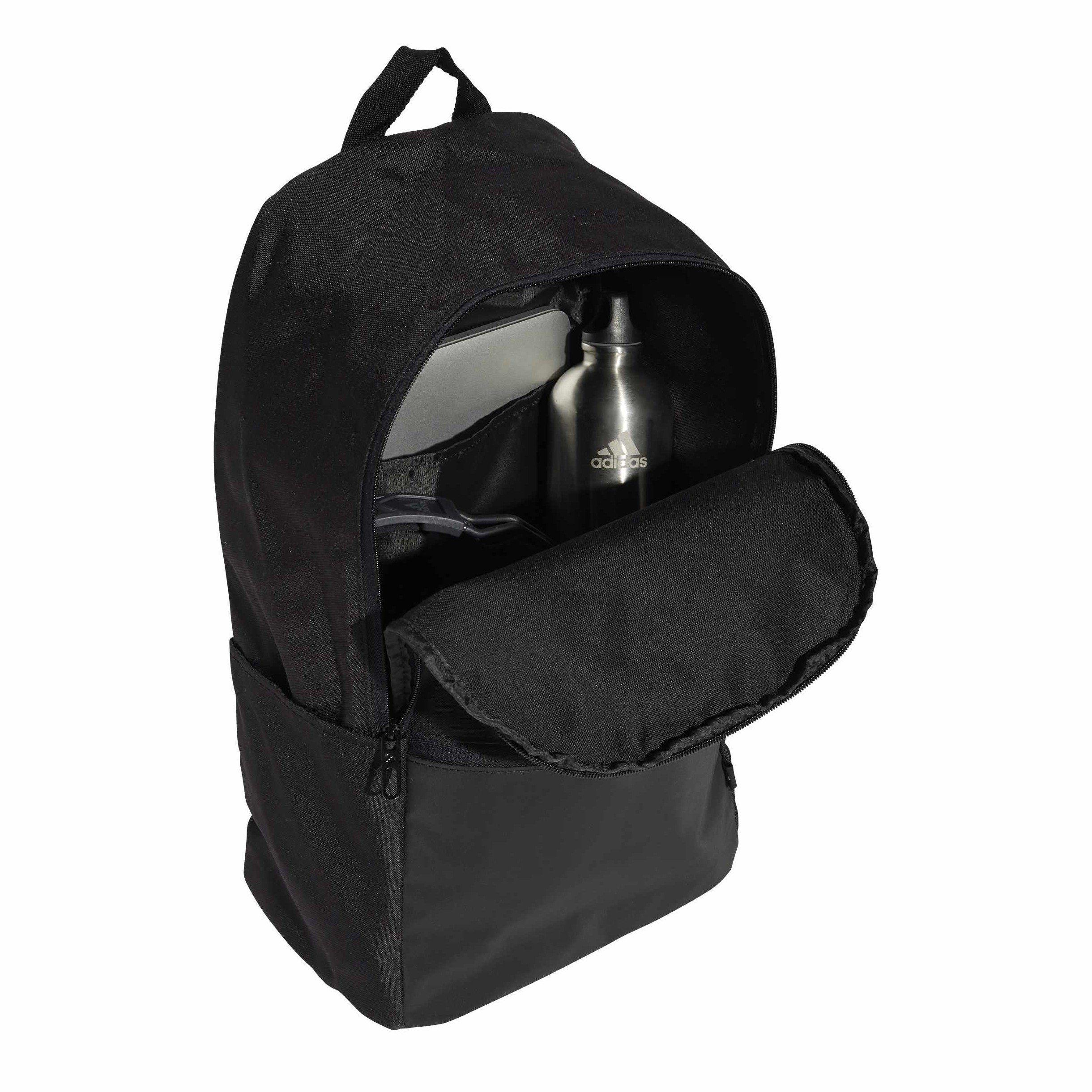 Black/White - adidas - Classic Daily Backpack Adults - 4