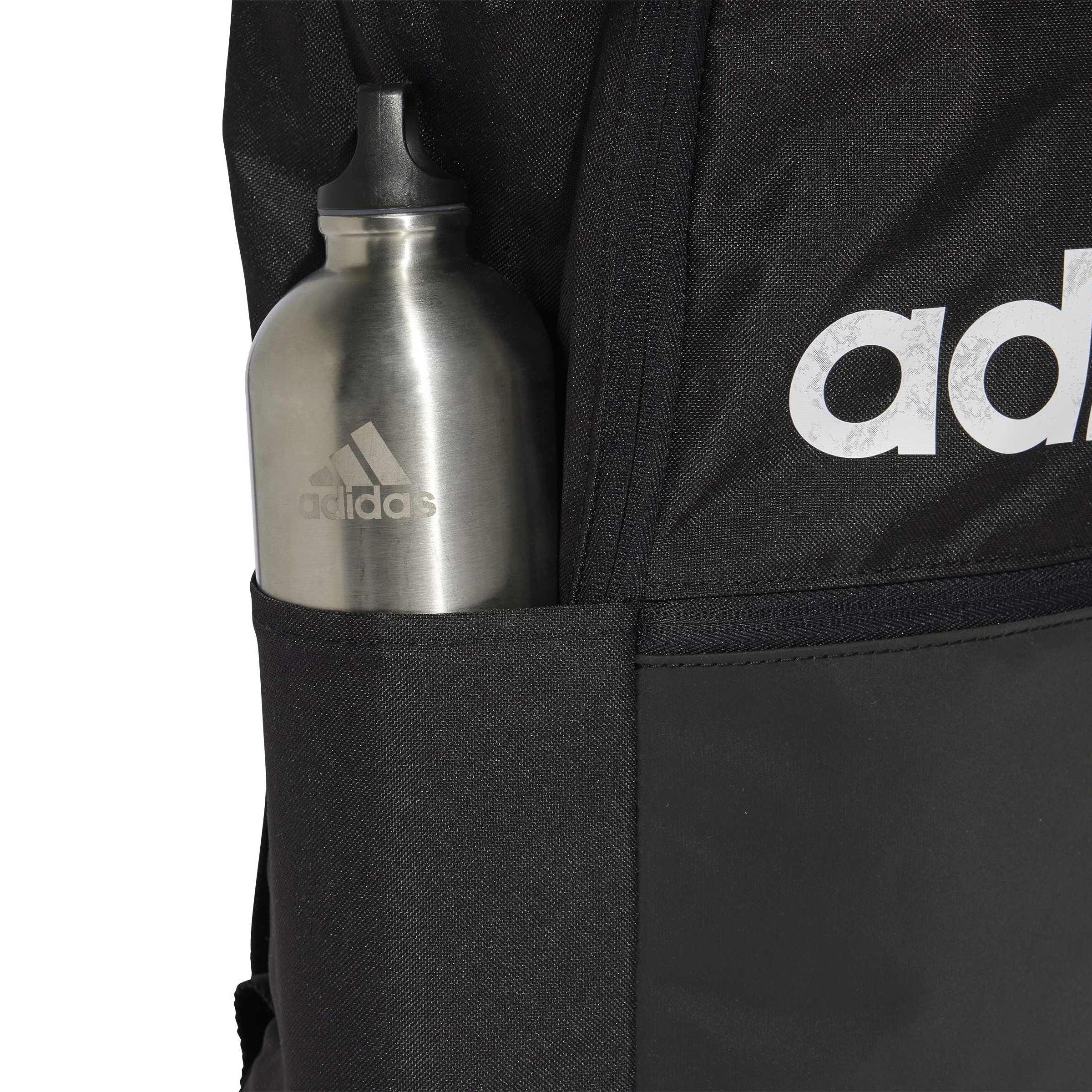 Black/White - adidas - Classic Daily Backpack Adults - 5