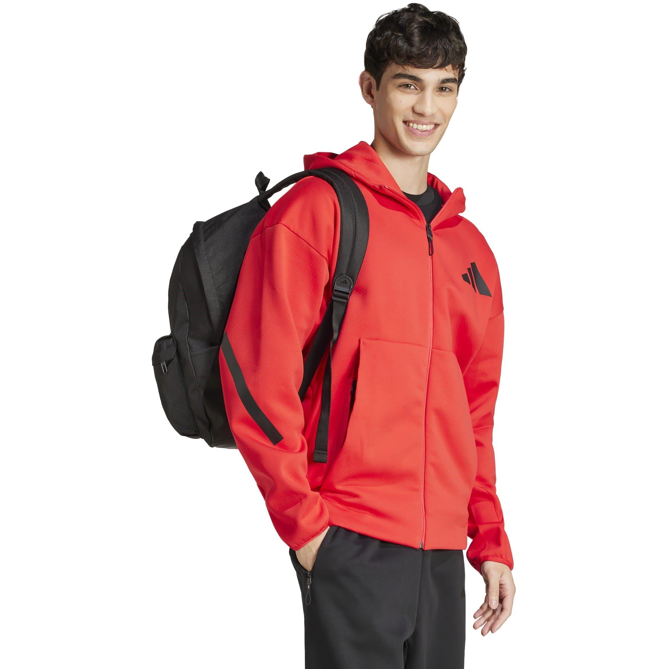 Black/White - adidas - Classic Bars 3-Stripe Backpack Adults - 3