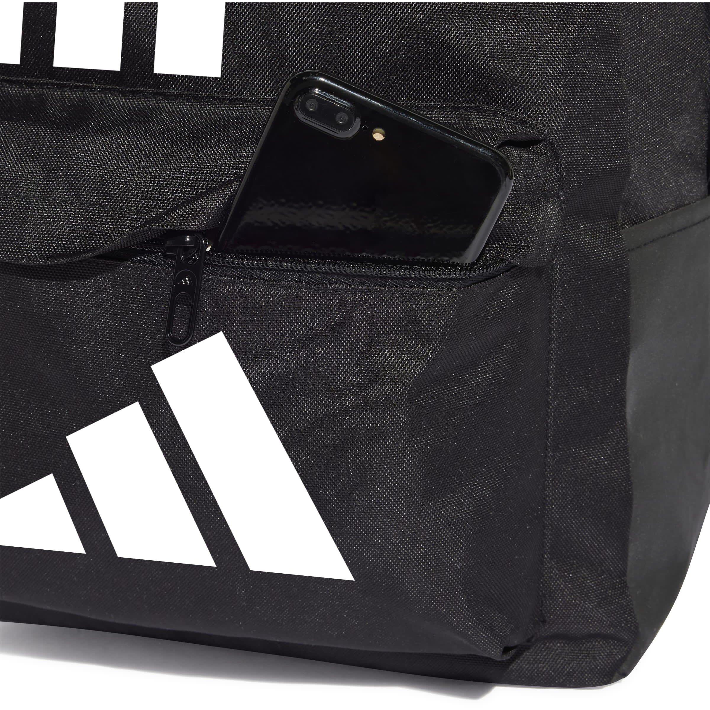 Black/White - adidas - Classic Bars 3-Stripe Backpack Adults - 7