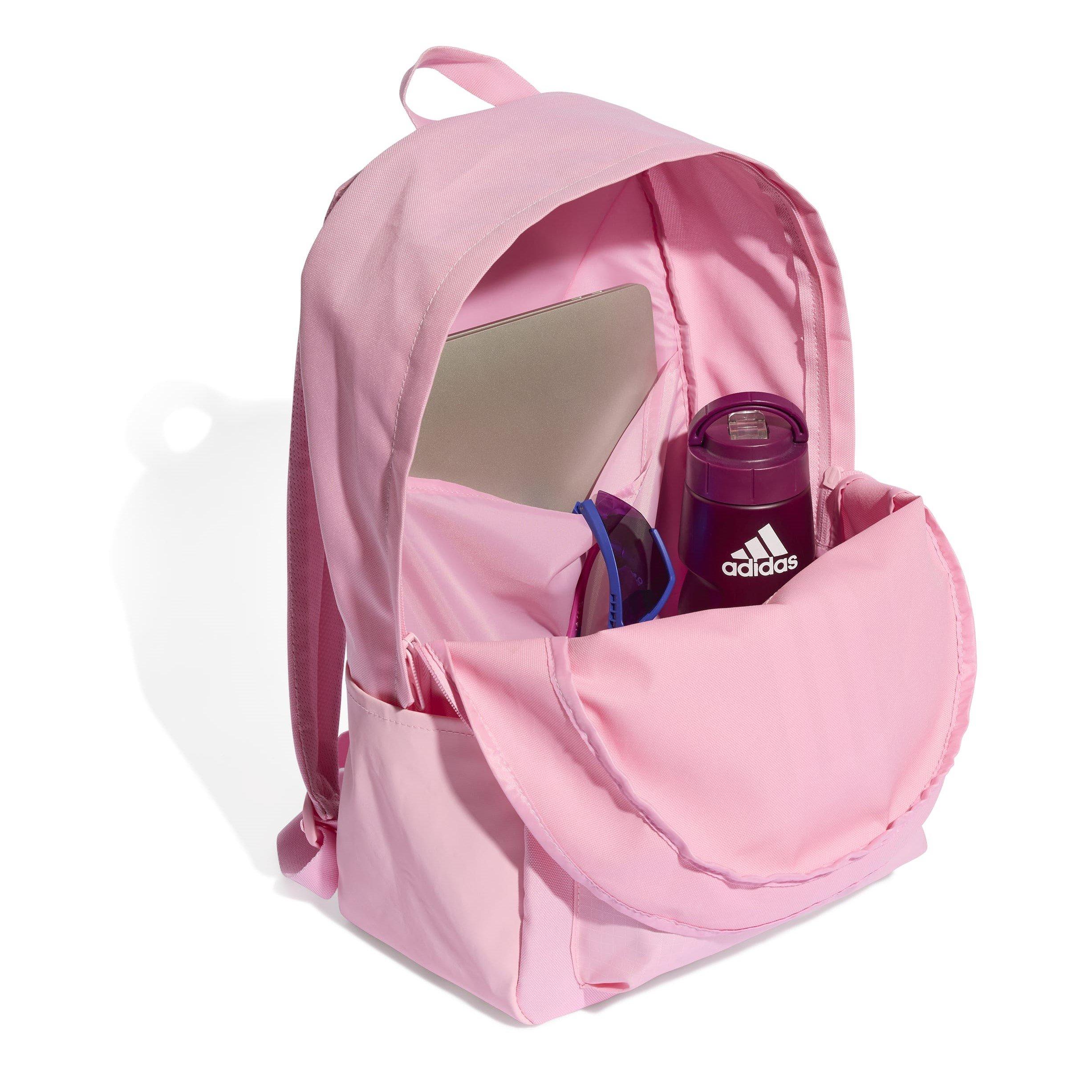 True Pink/White - adidas - Classic Bars 3-Stripe Backpack Adults - 4