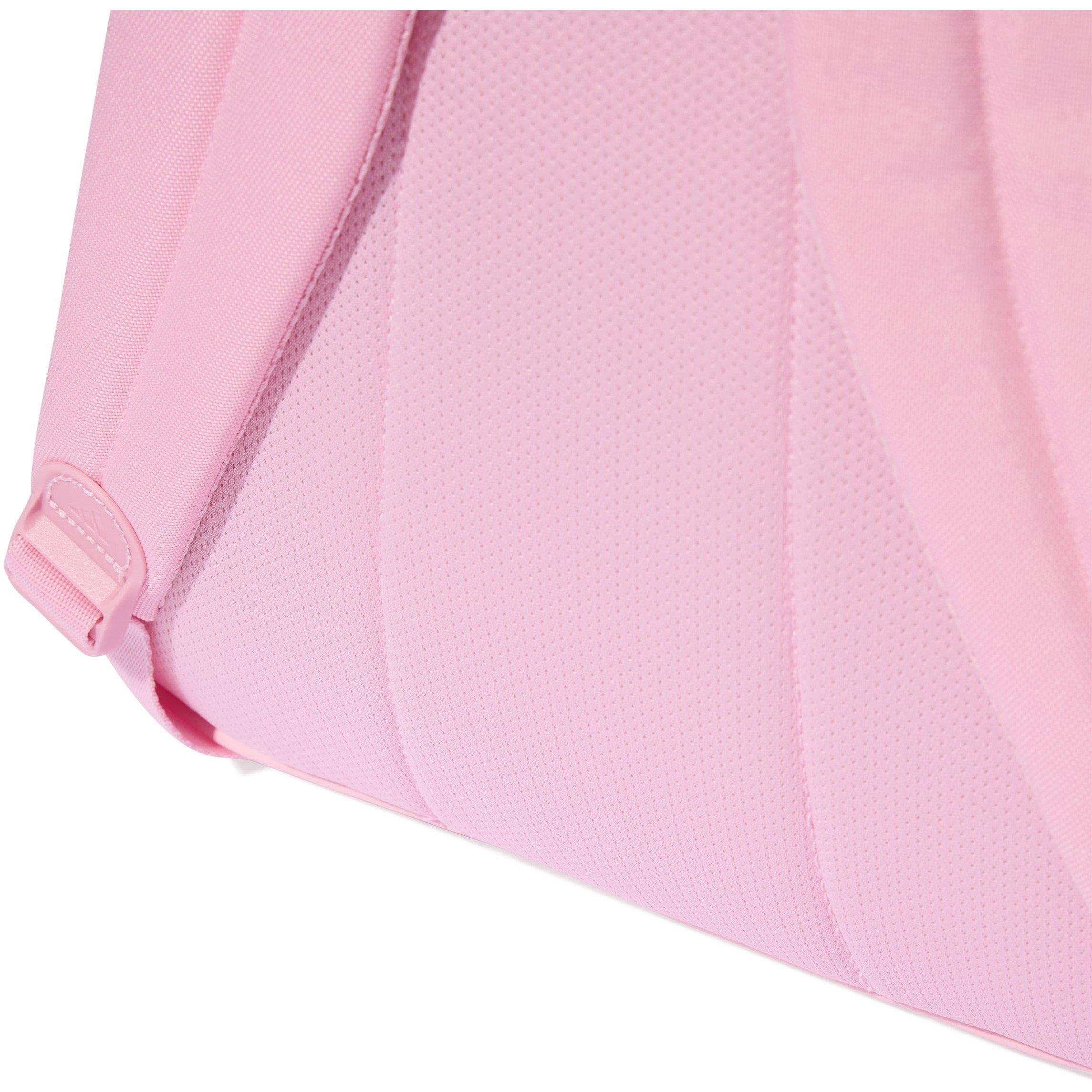 True Pink/White - adidas - Classic Bars 3-Stripe Backpack Adults - 6