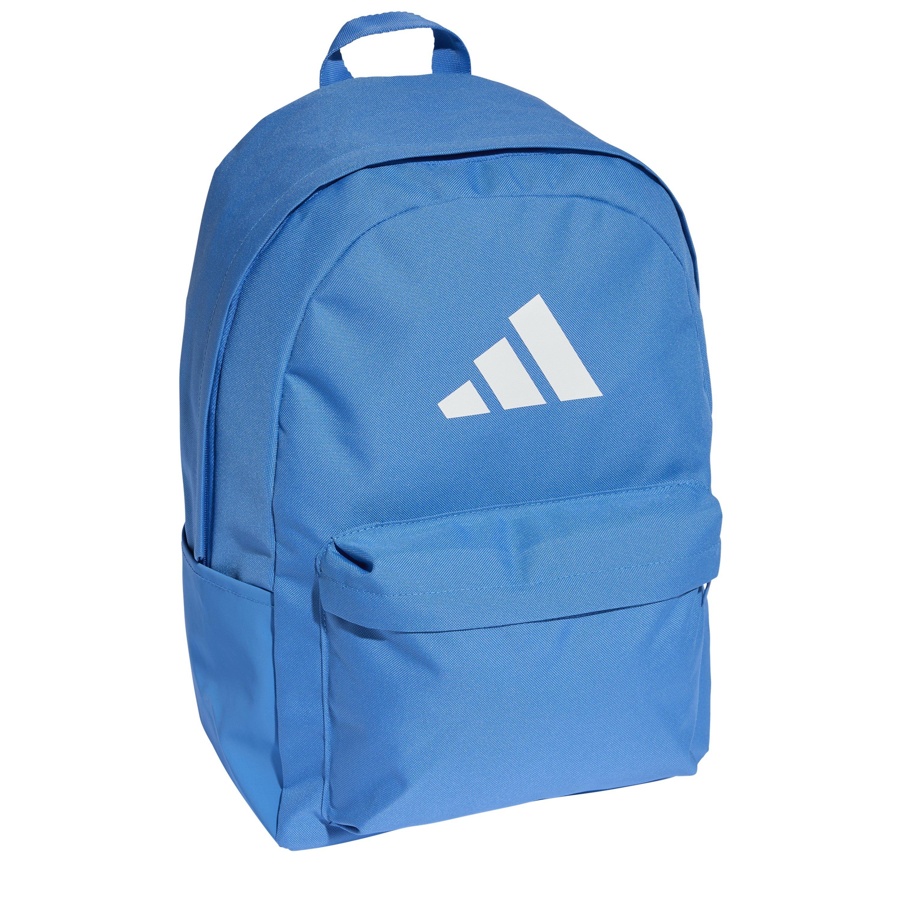 Ray Blue/White - adidas - Classic 3 Bar Logo Backpack Unisex Adults - 3