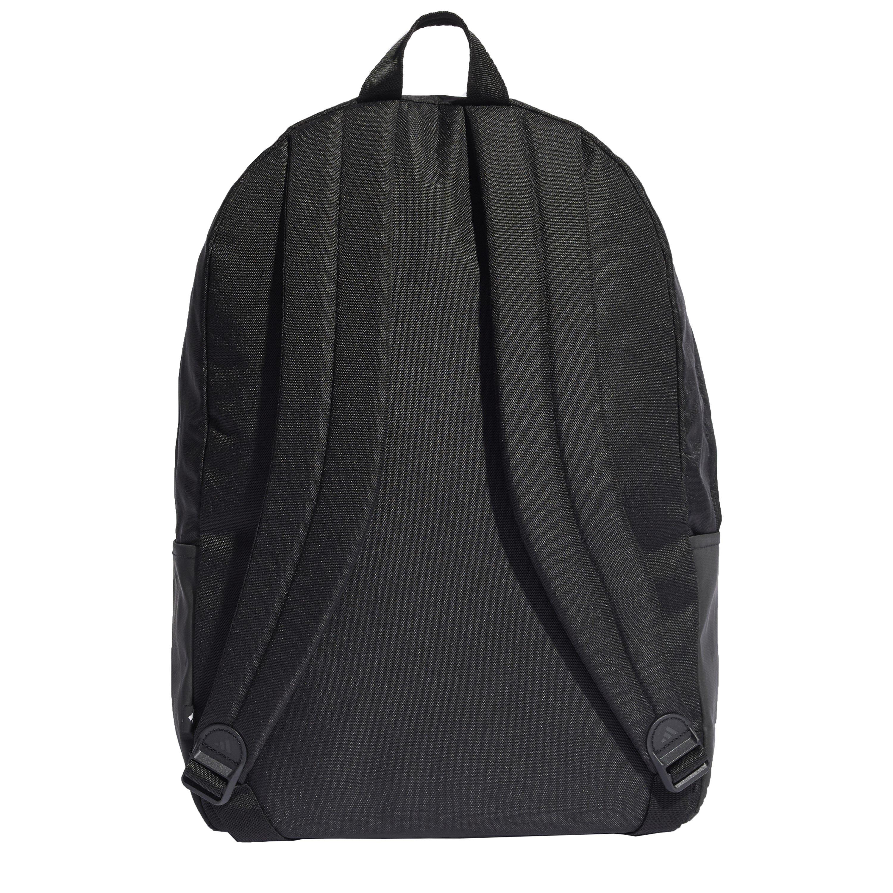 Black/White - adidas - Classic 3 Bar Logo Backpack Unisex Adults - 2