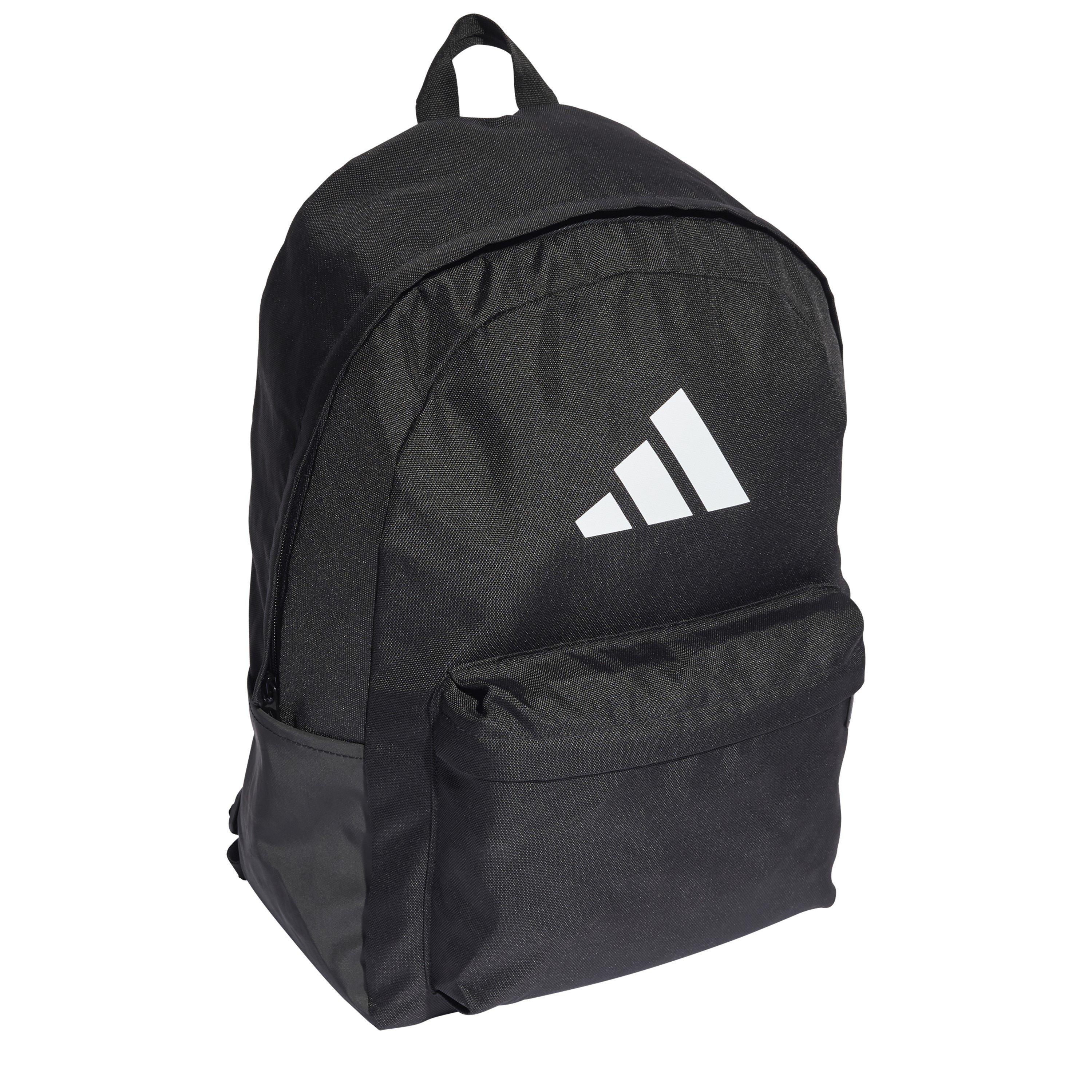 Black/White - adidas - Classic 3 Bar Logo Backpack Unisex Adults - 3