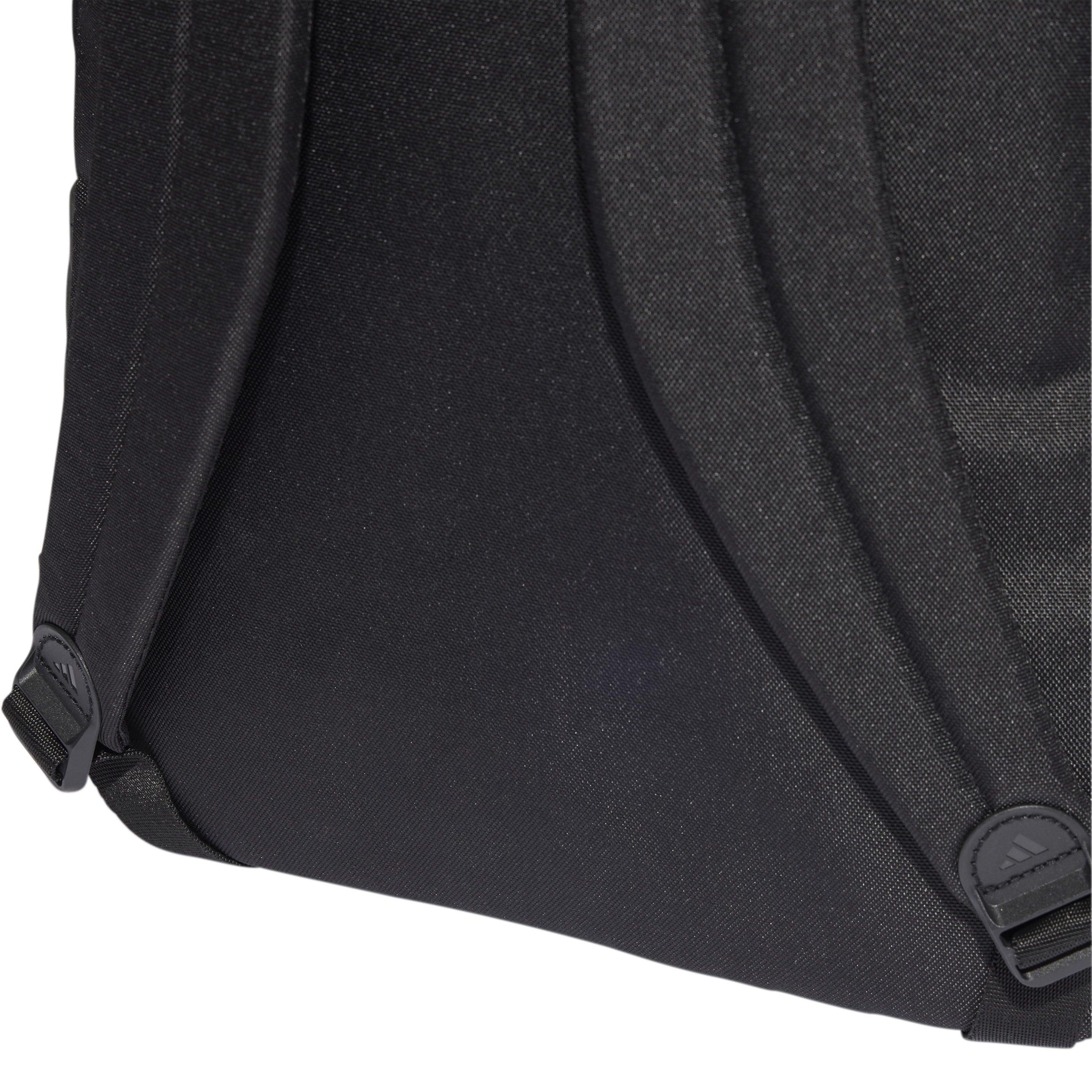 Black/White - adidas - Classic 3 Bar Logo Backpack Unisex Adults - 6