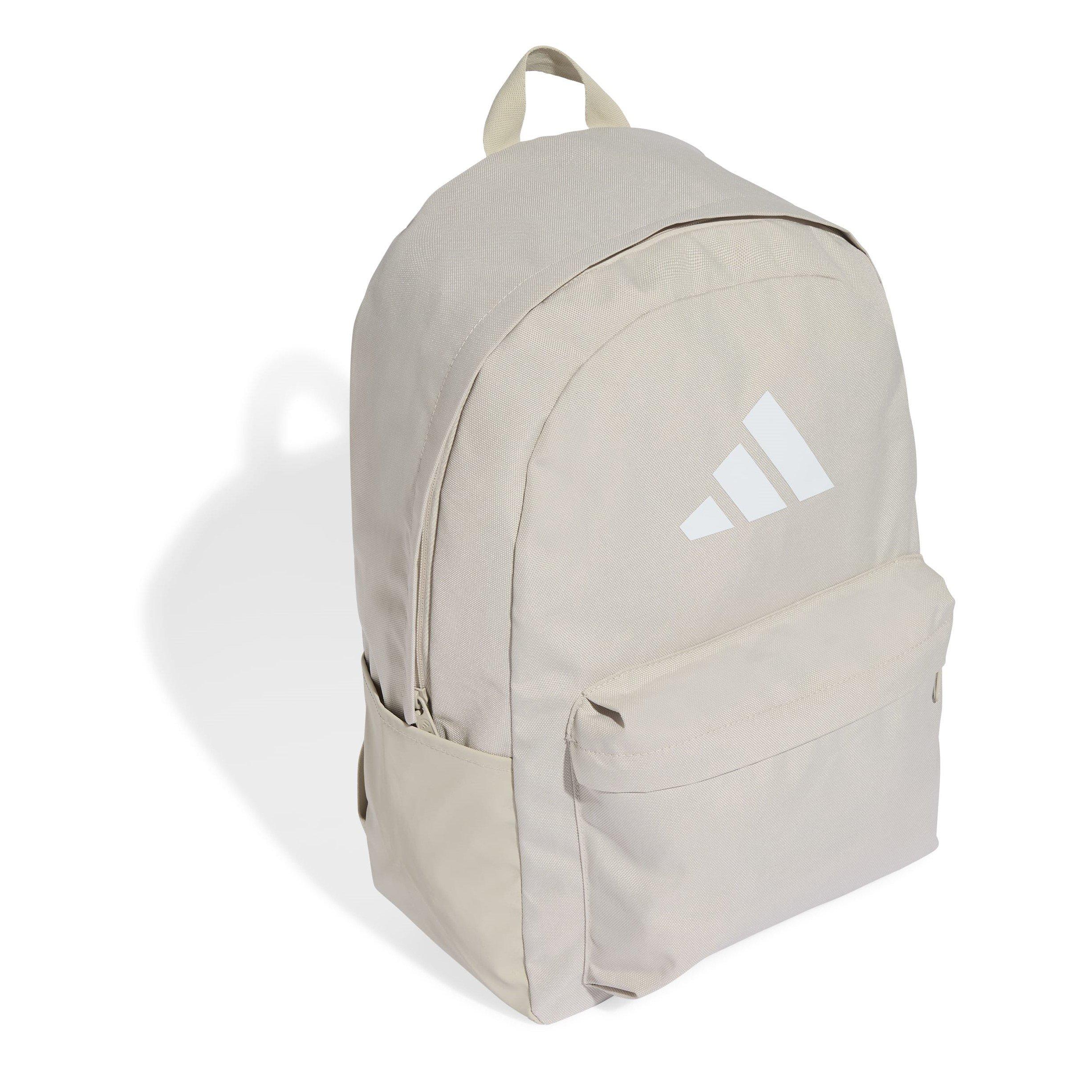 Alumina/White - adidas - Classic 3 Bar Logo Backpack Unisex Adults - 3