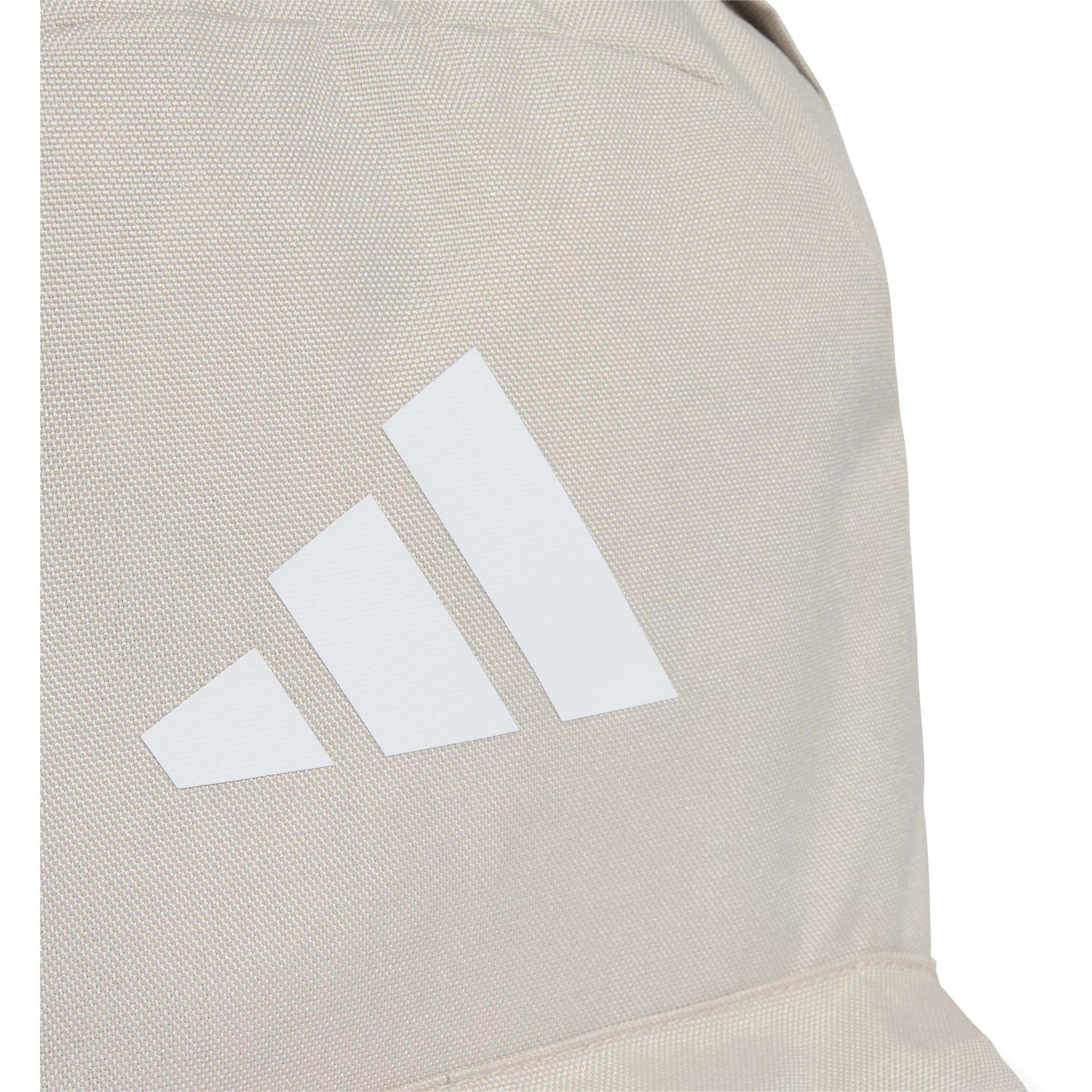 Alumina/White - adidas - Classic 3 Bar Logo Backpack Unisex Adults - 5