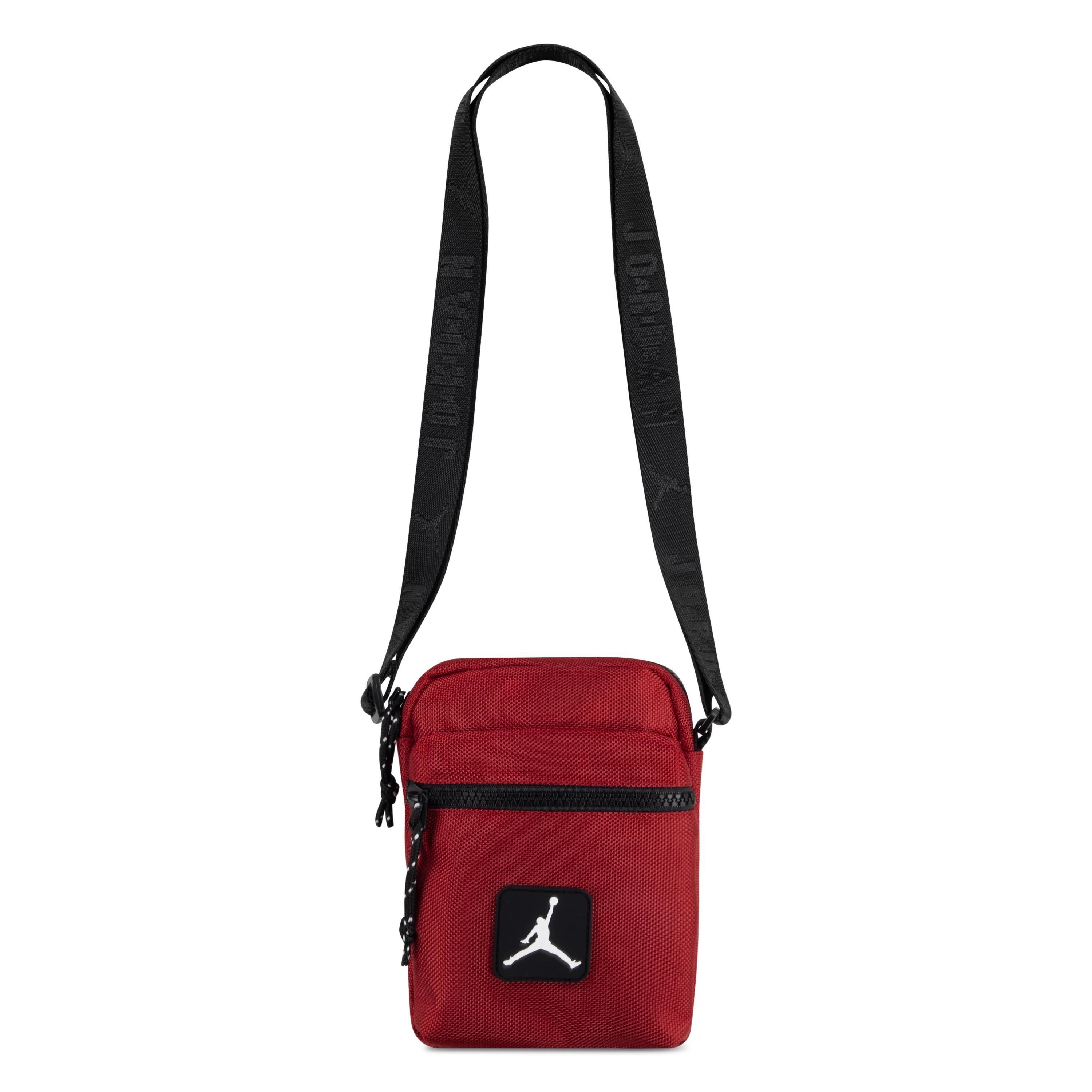 Red - Air Jordan - AJ Logo Crossbody Bag Juniors - 7