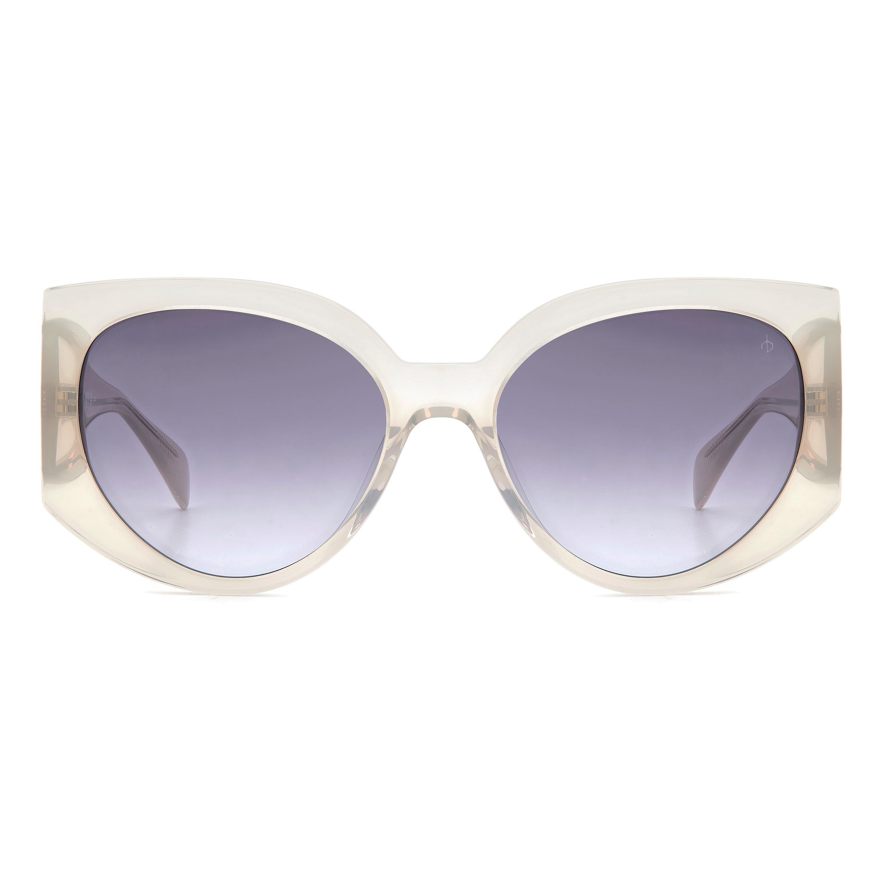 Clear - Rag and Bone - Women's Oval Sunglasses - 2