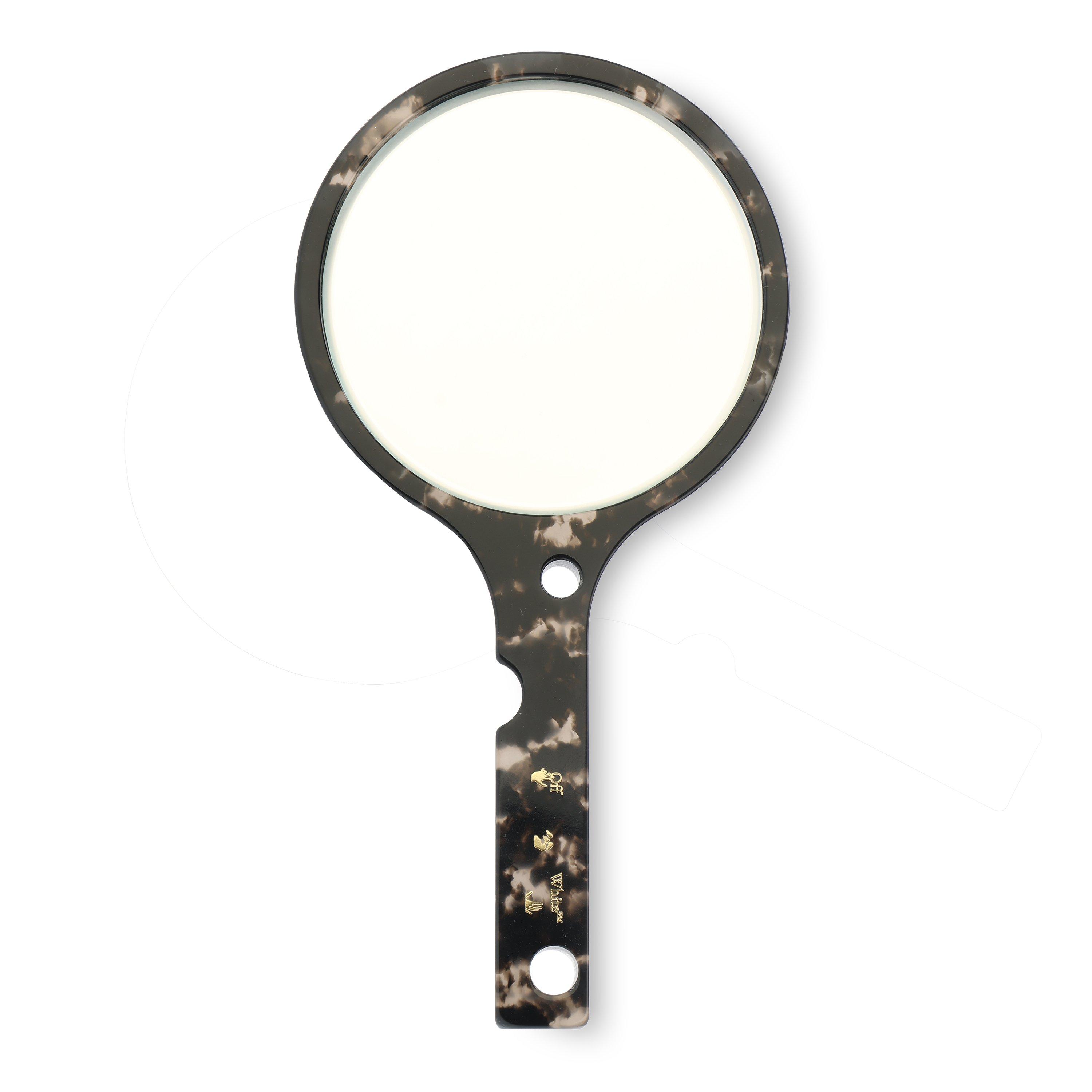 Off White Unisex Dark Havana Off Meteor Mirror 99