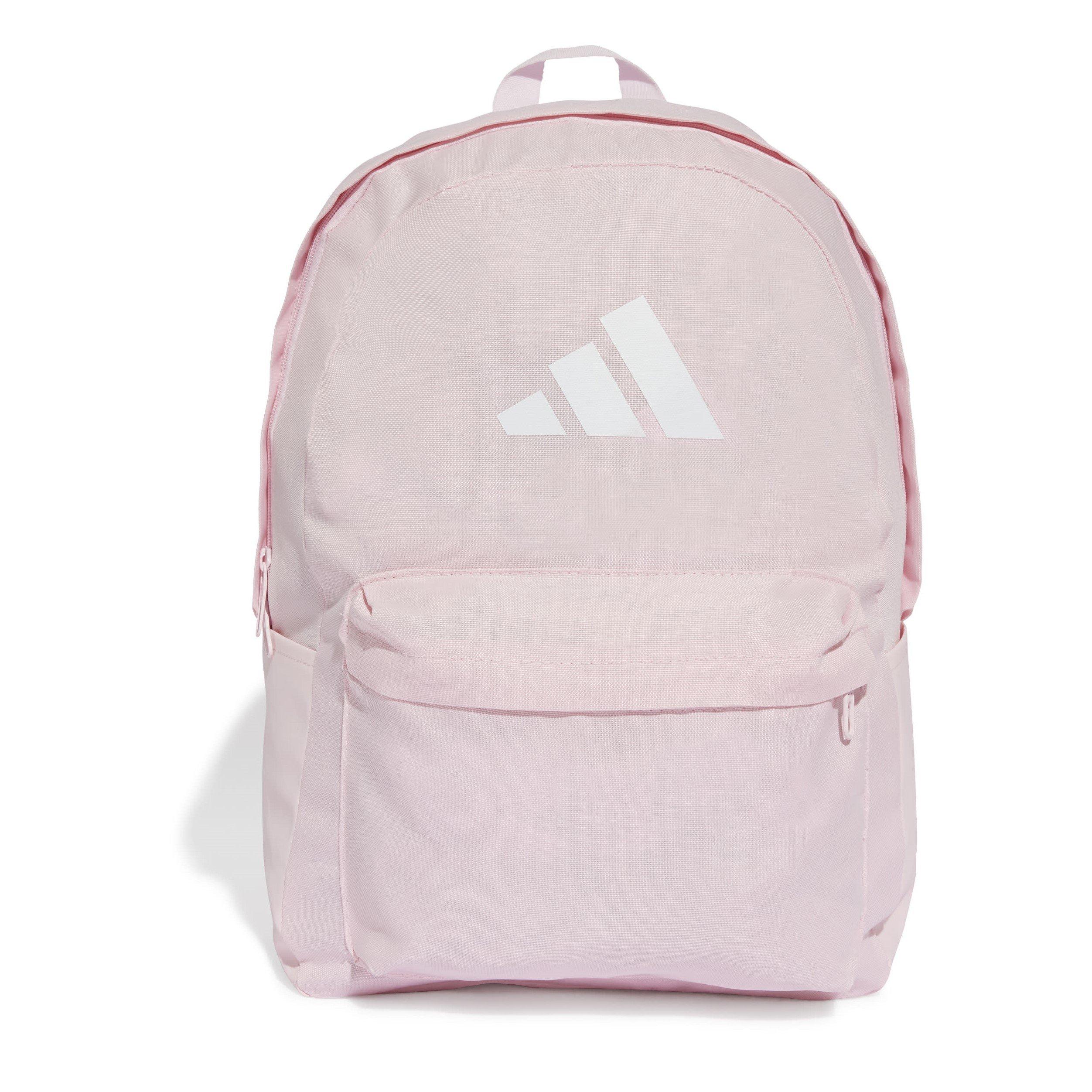 Clear Pink/Wht - adidas - Classic 3 Bar Logo Backpack Adults - 1