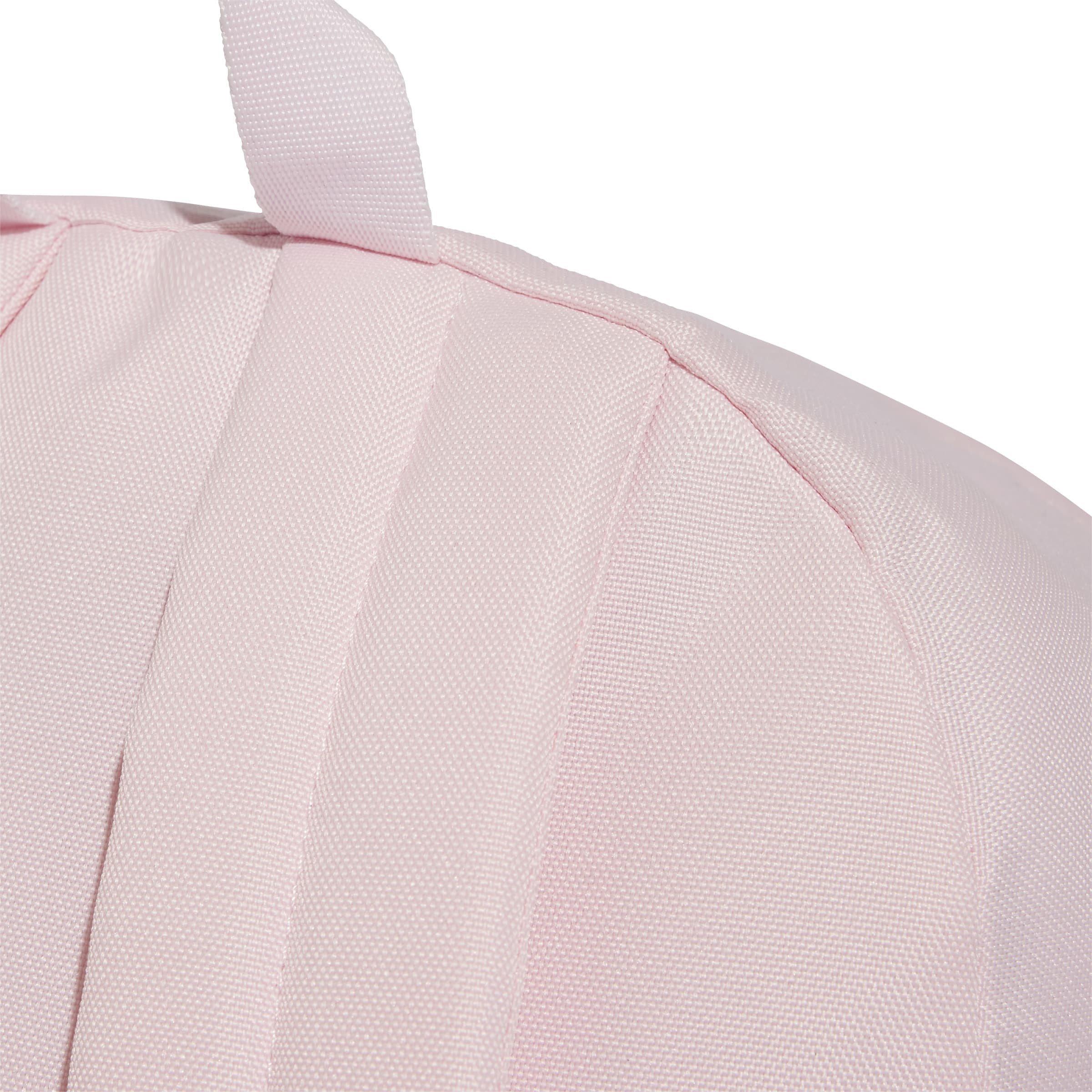 Clear Pink/Wht - adidas - Classic 3 Bar Logo Backpack Adults - 5