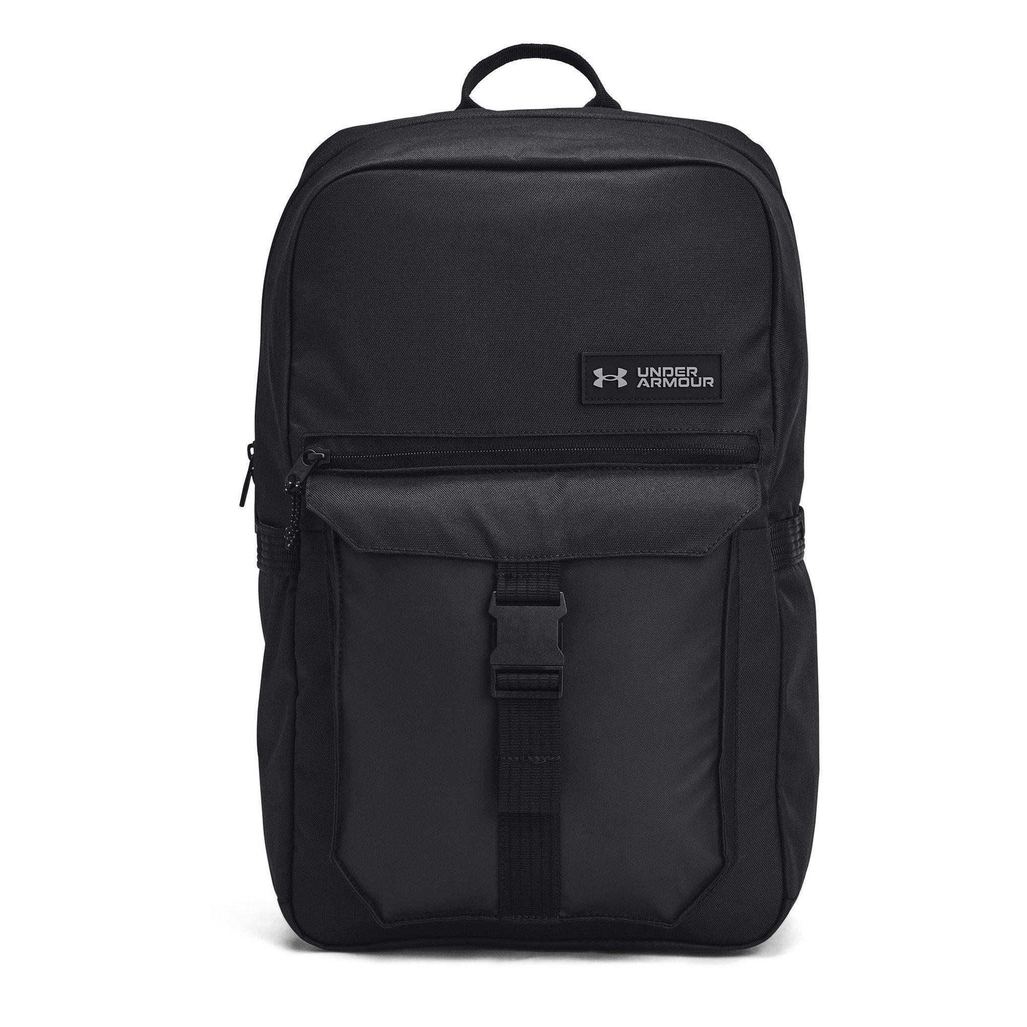 Black/Blk/White - Under Armour - Adults Triumph Campus Backpack - 1