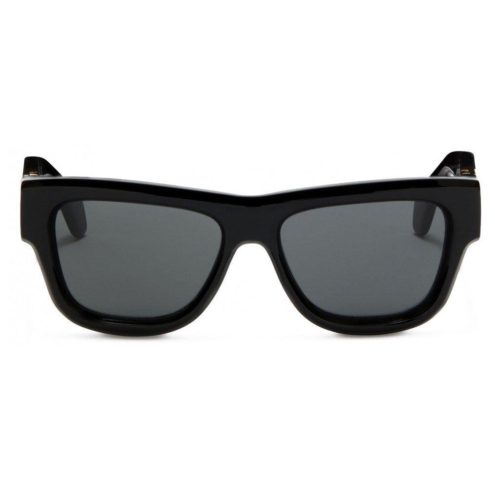 Black/Dark Grey - Palm Angels - Magnolia Cat Eye Sunglasses - 1