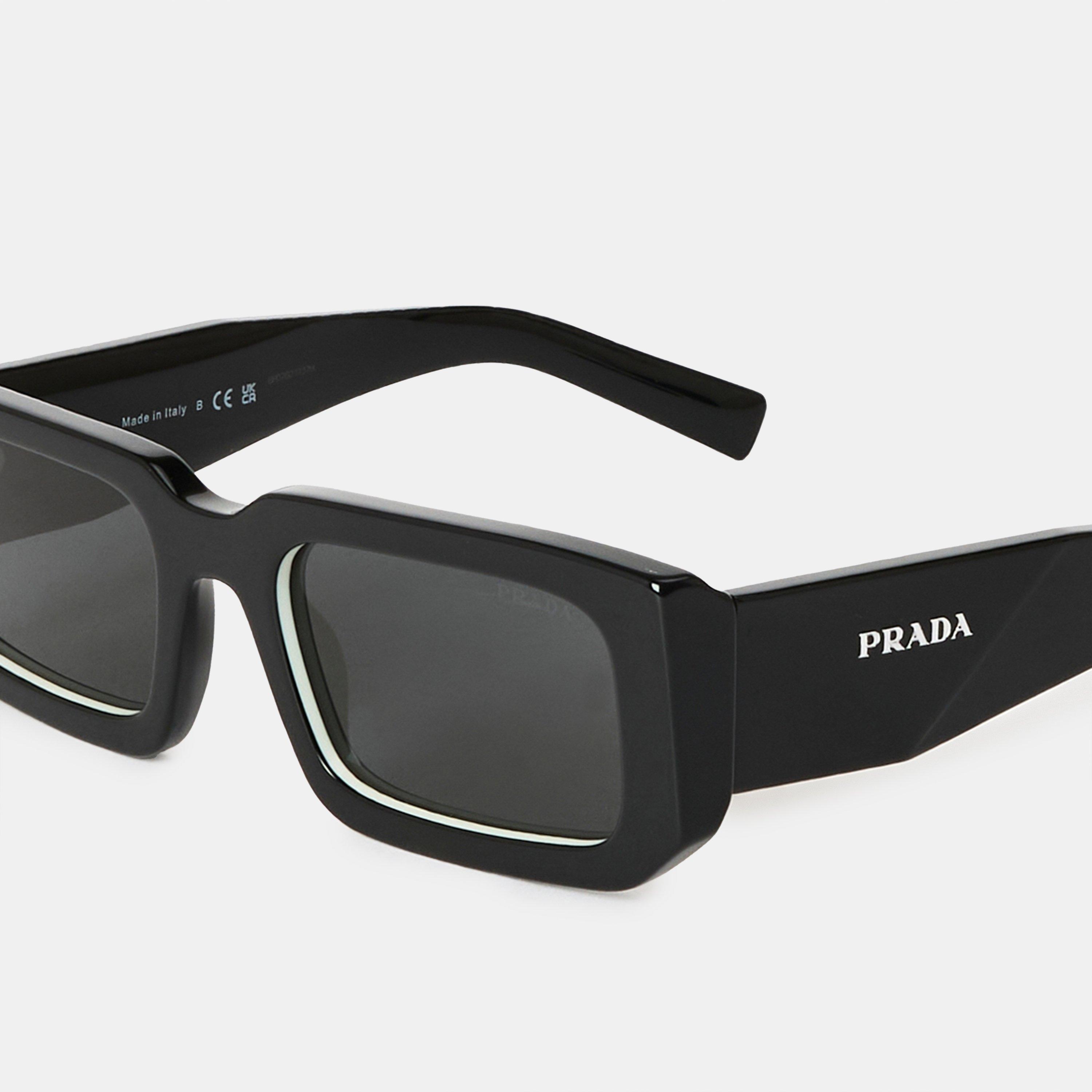Black/White - Prada - Symbole Sunglasses - 3