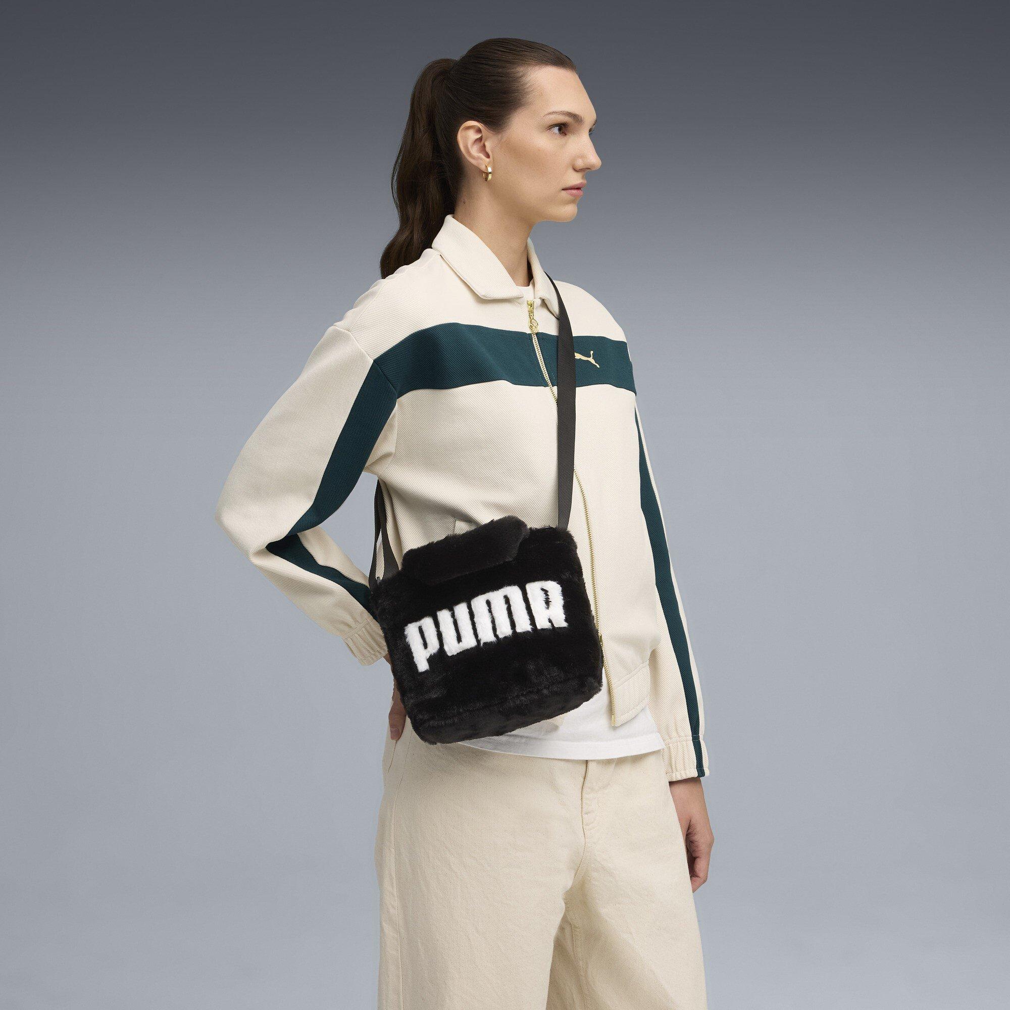 Puma Black - Puma - Women's Faux Fur Cross Body Bag - 5