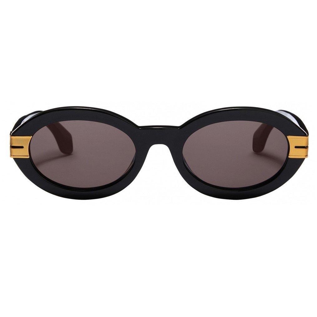 Black/Dark Grey - Palm Angels - Miracle Cat Eye Sunglasses - 1
