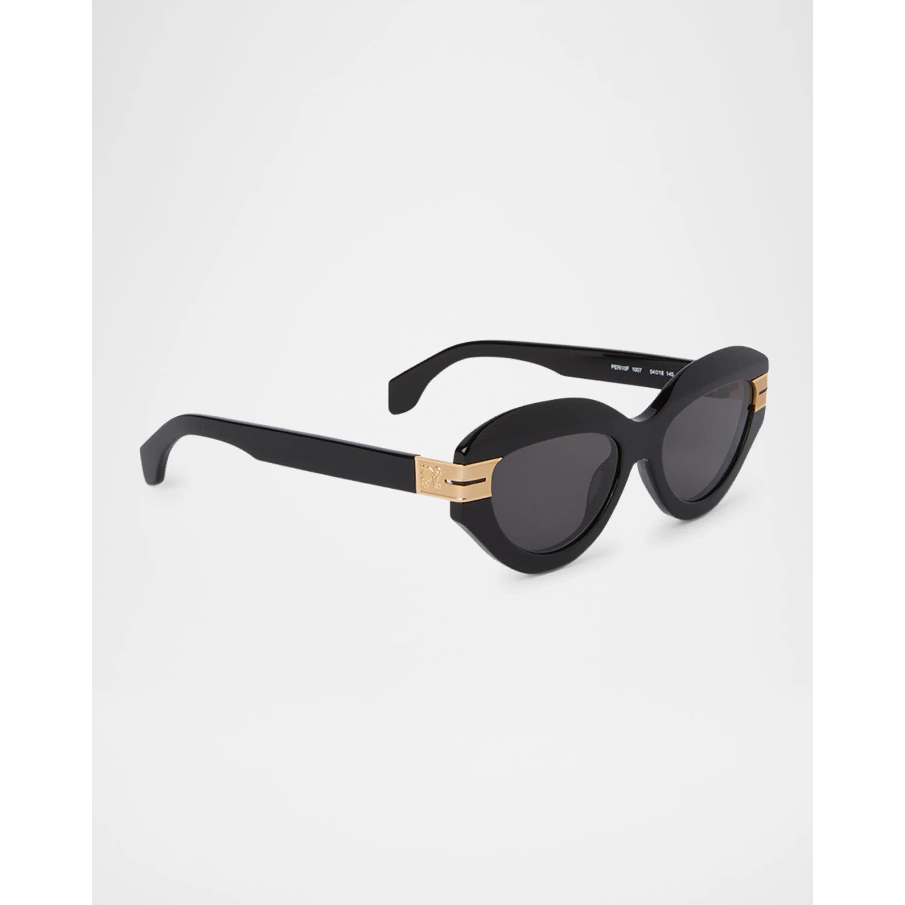 Black/Dark Grey - Palm Angels - Miracle Cat Eye Sunglasses - 2