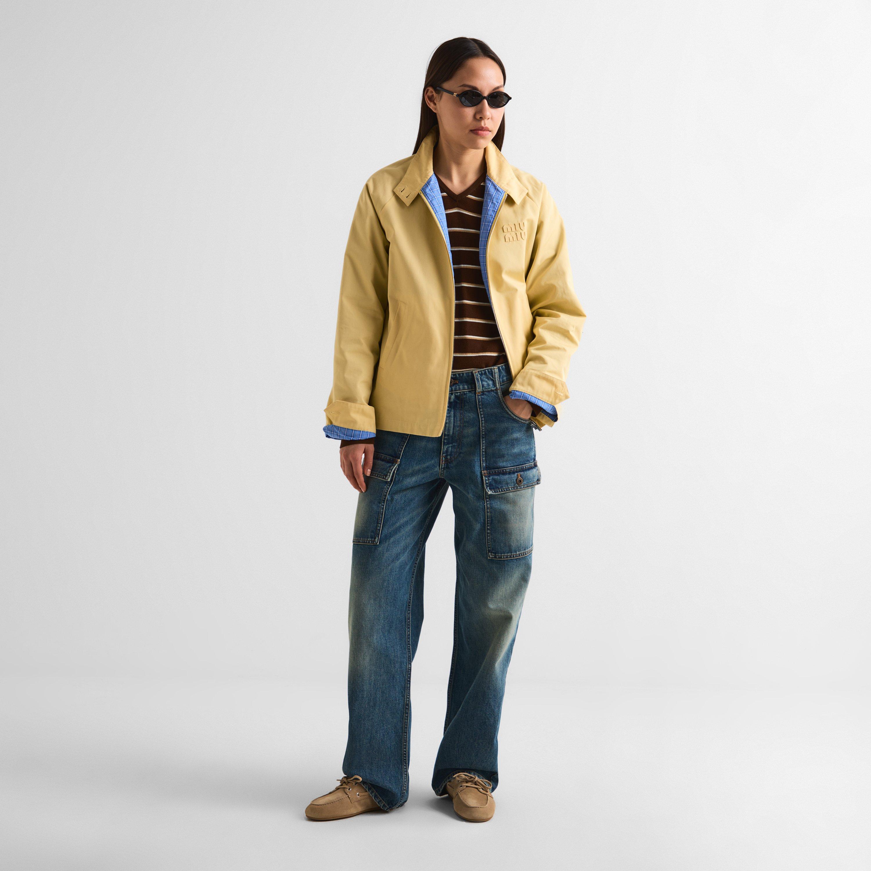 Black - Miu Miu - Women's Oval Sunglasses - 6