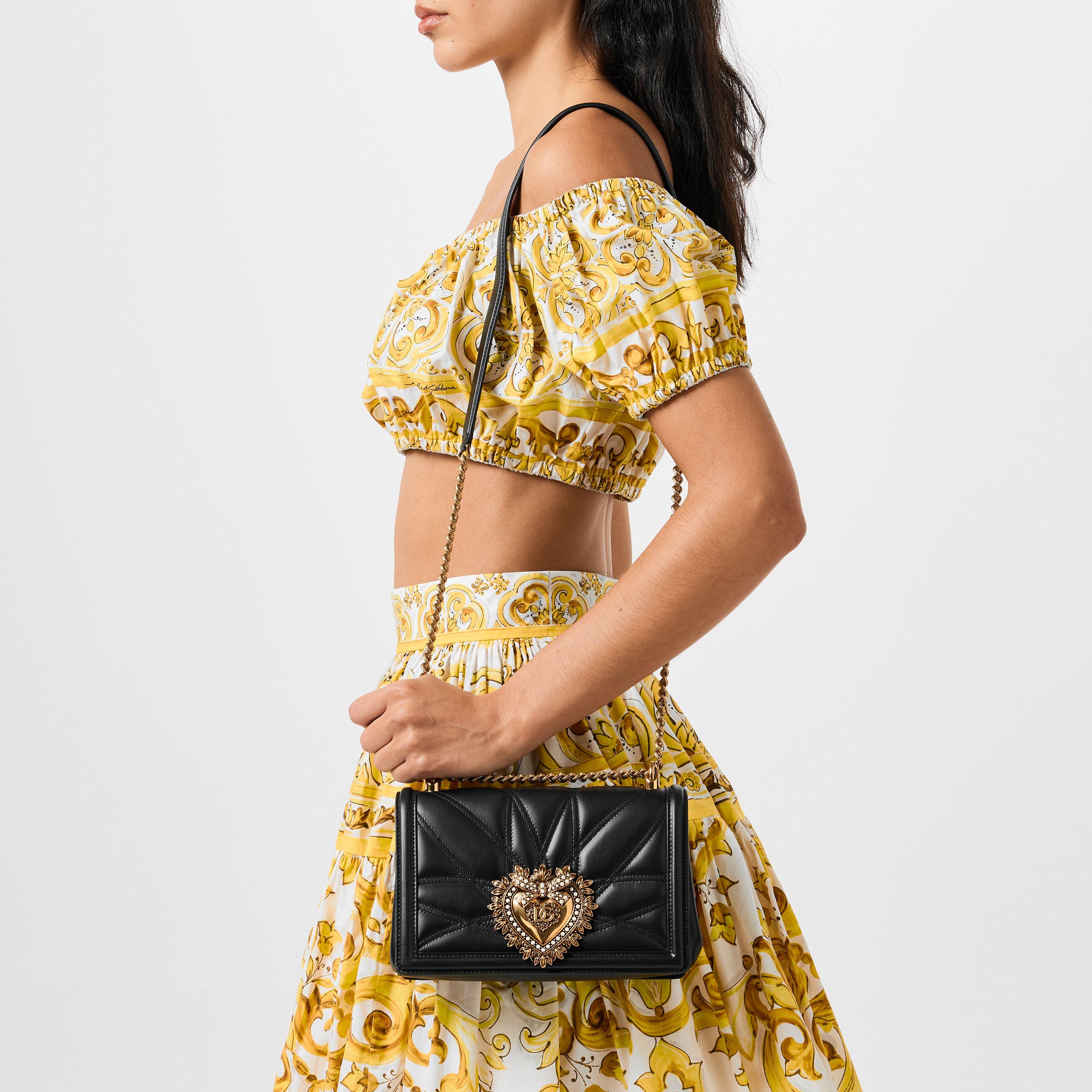 Black 80999 - Dolce and Gabbana - Medium Devotion Bag - 2