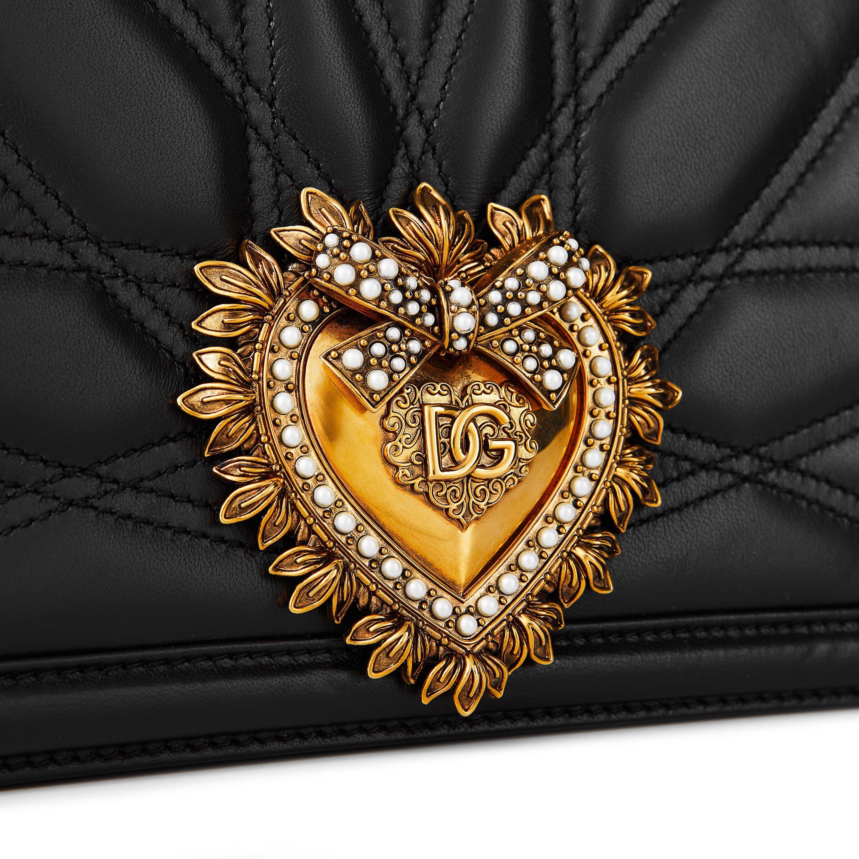 Black 80999 - Dolce and Gabbana - Medium Devotion Bag - 4