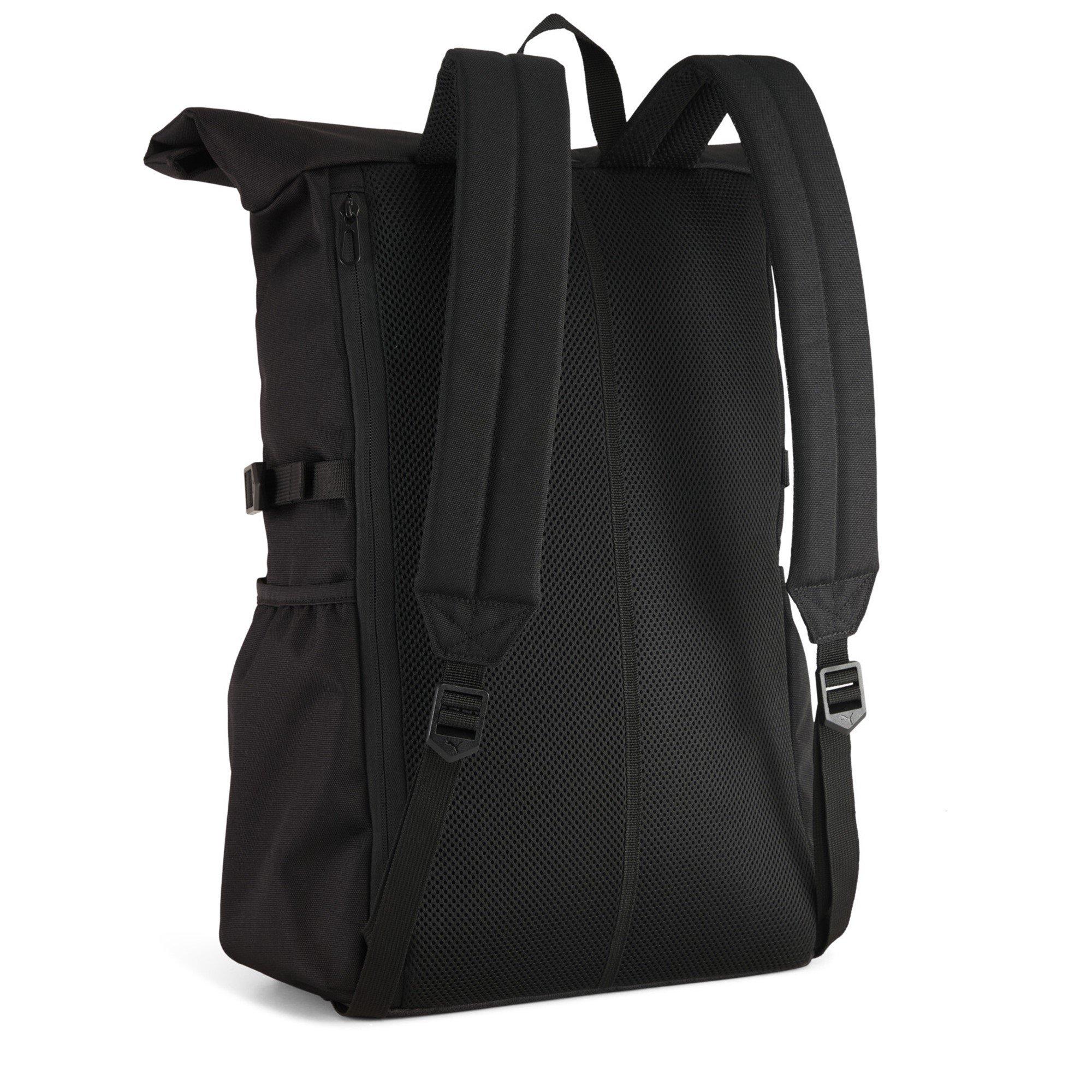 Puma Black - Puma - Essentials Roll-Top Backpack - 2