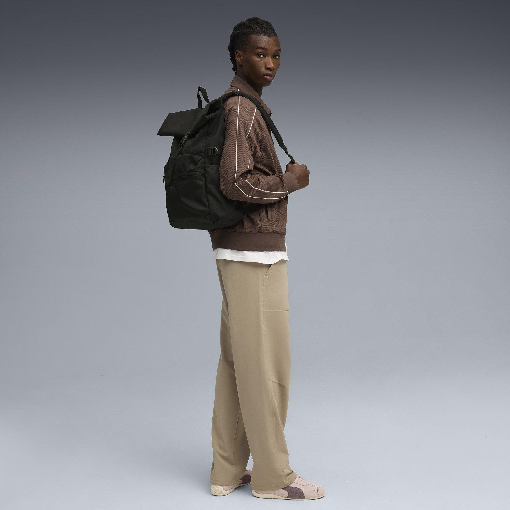 Puma Black - Puma - Essentials Roll-Top Backpack - 7