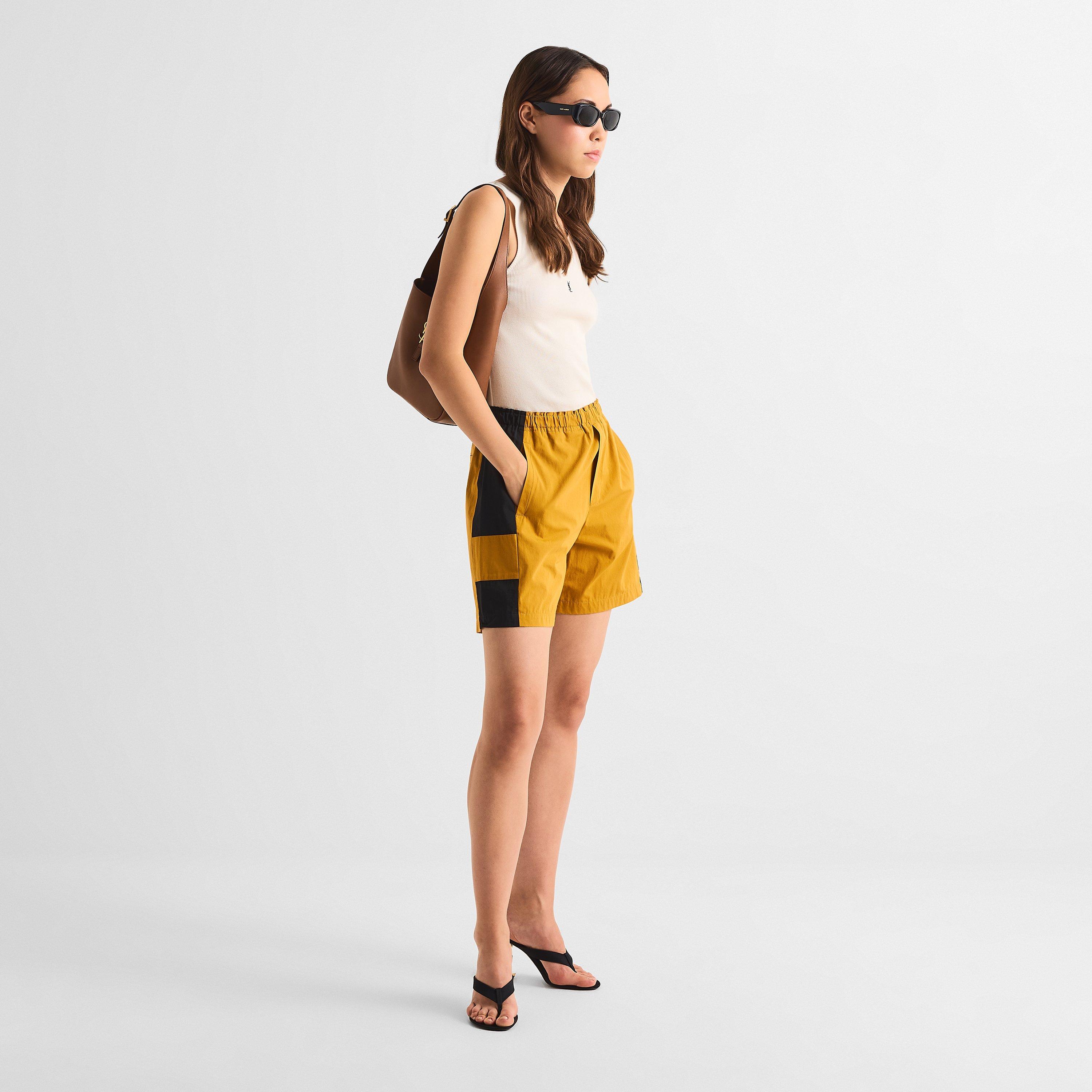 Black - Saint Laurent - Saint Laurent SL 828 Womens Rectangular Sunglasses - 6